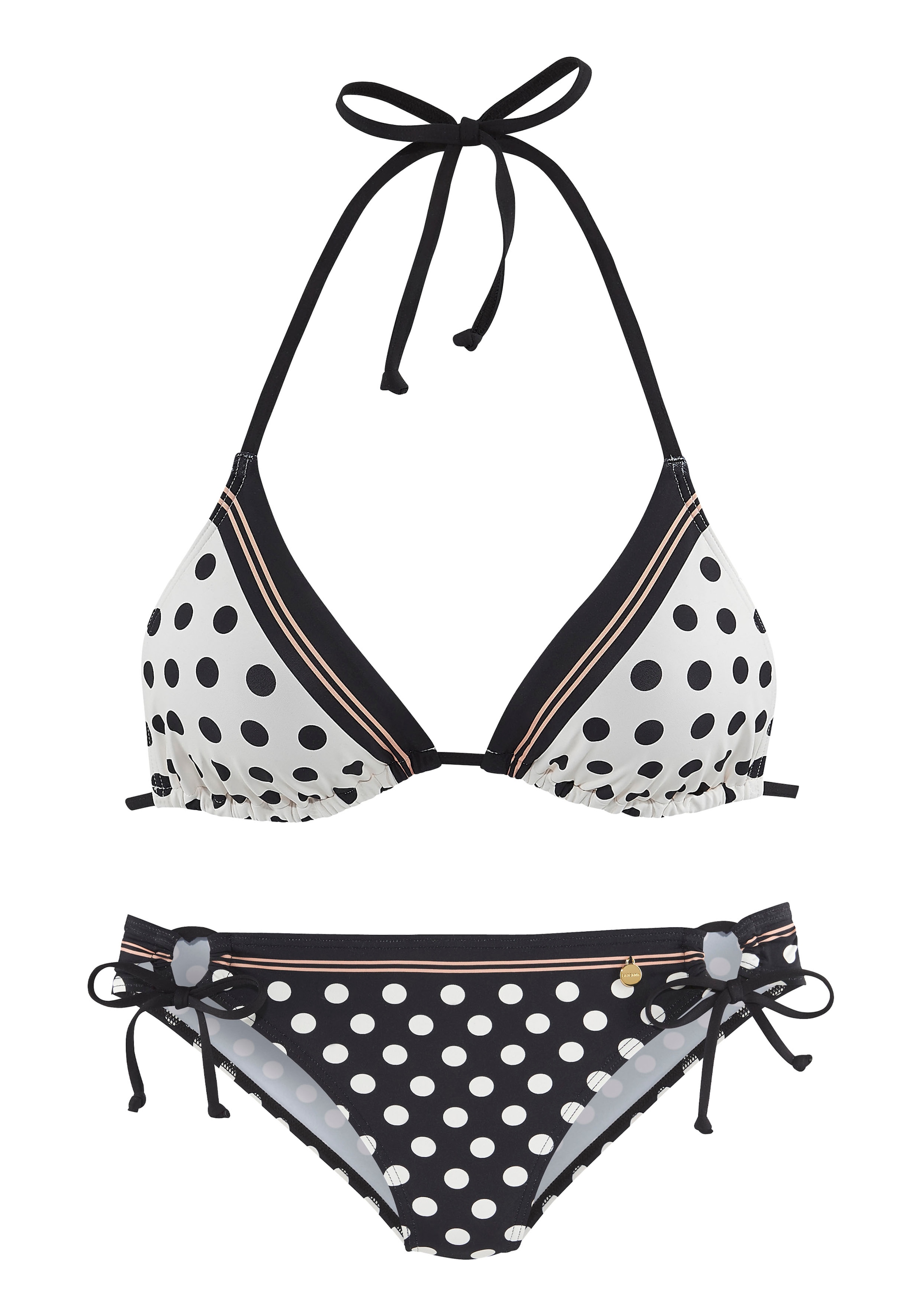 LASCANA Triangel-Bikini mit süßen Tupfen