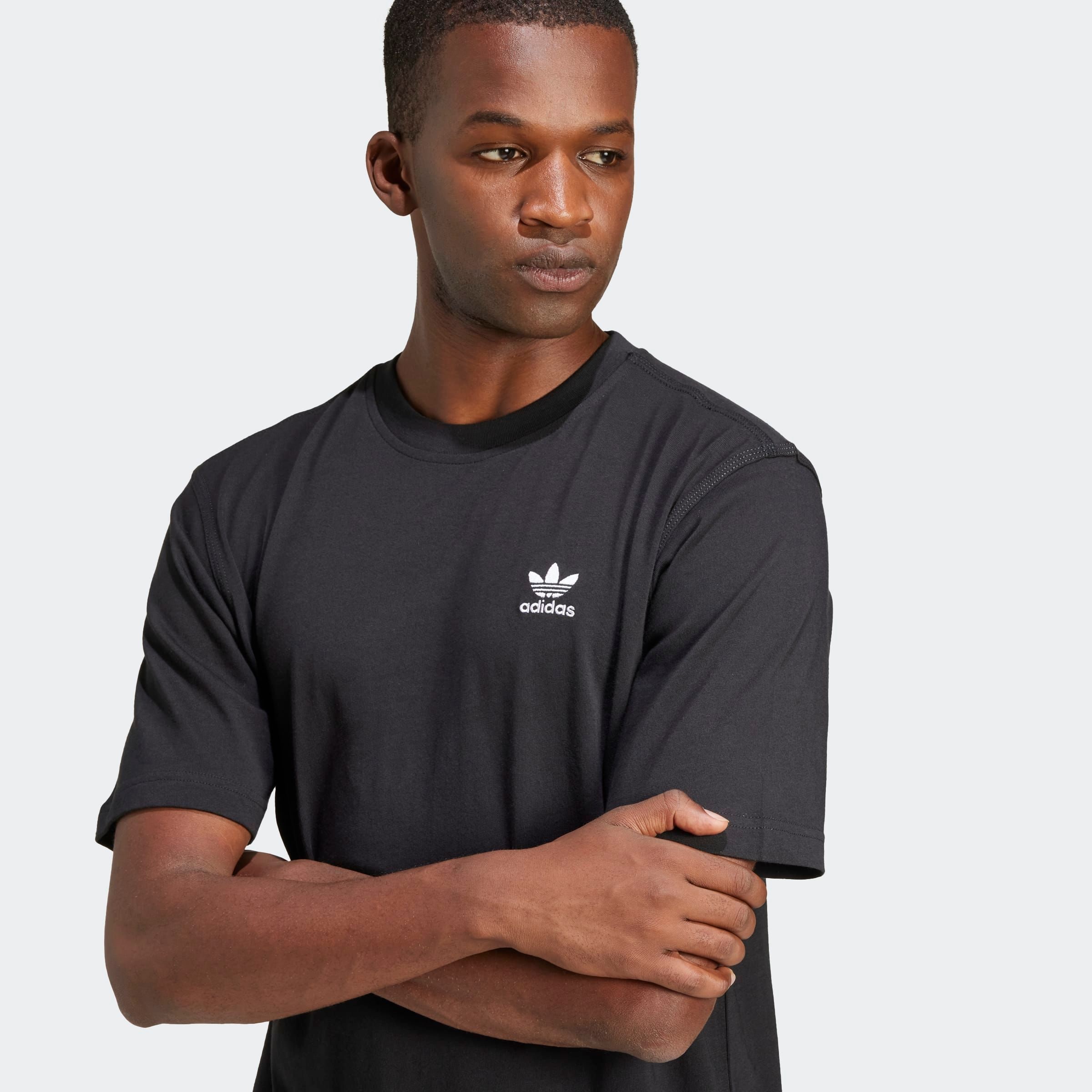 adidas Originals T-Shirt »TREFOIL ESS TEE«, drei Streifen Essentials Shirt mit Trefoil Logo