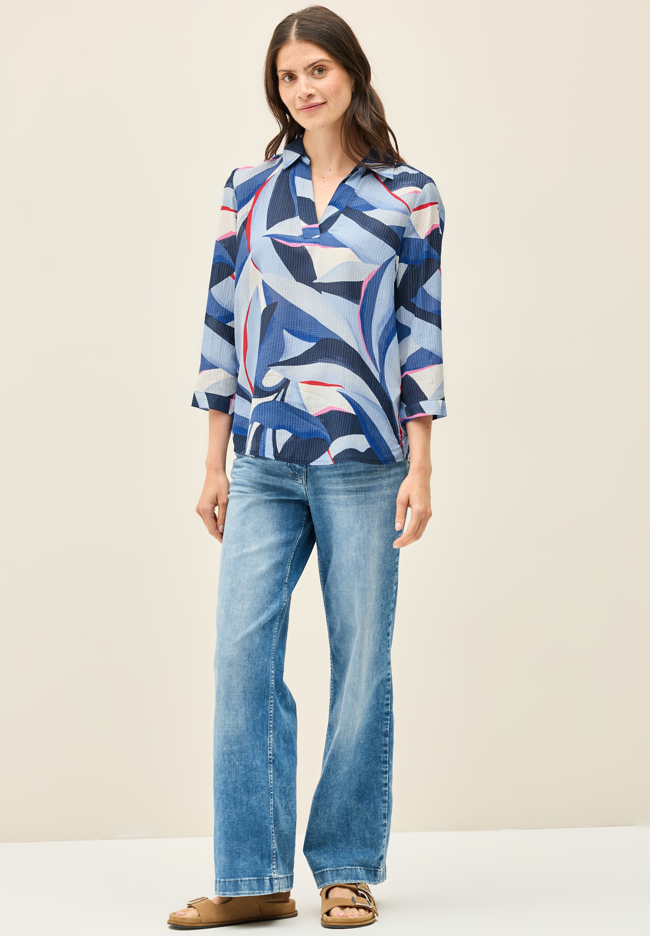 Cecil Longbluse, im Multicolour Look