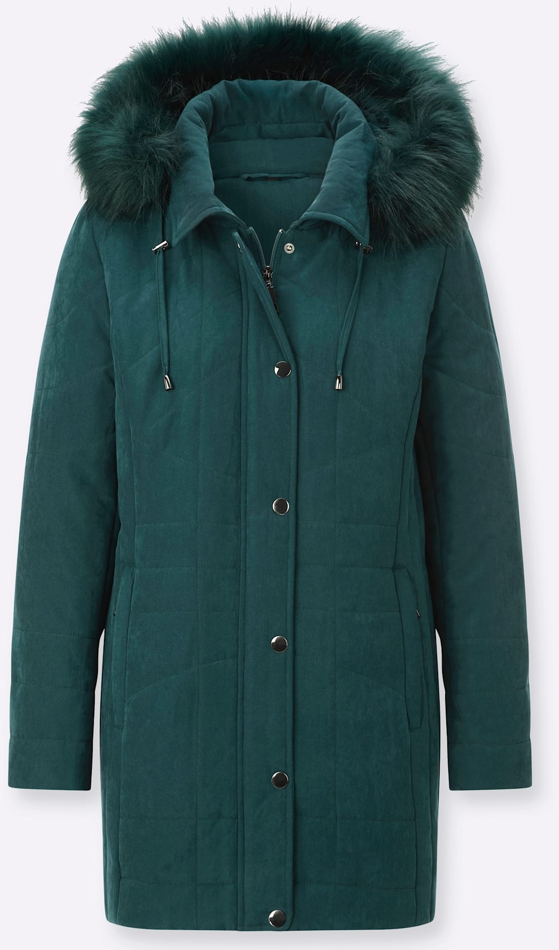 Classic Steppjacke mit Kapuze