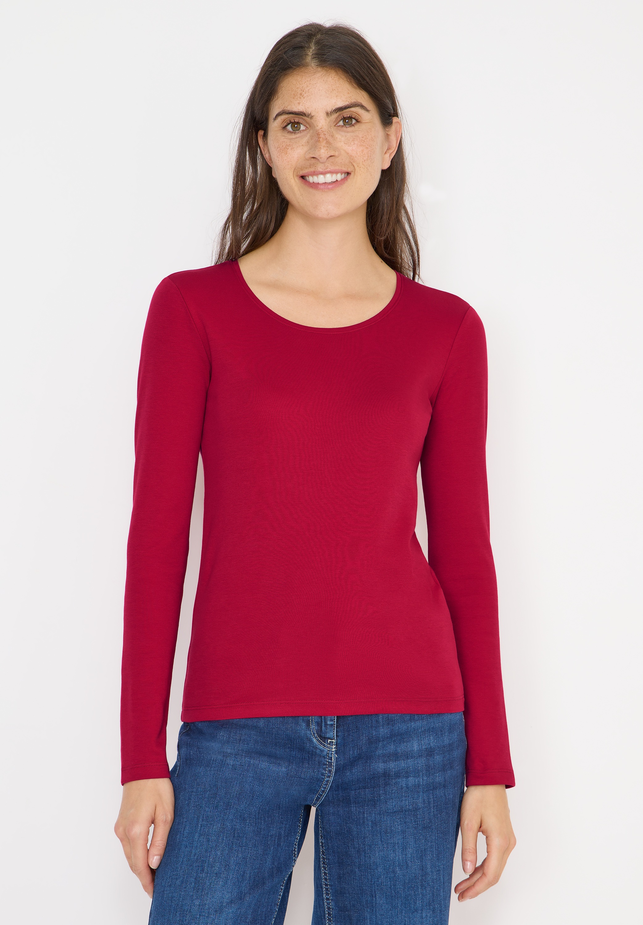 Cecil Langarmshirt Basic günstig online kaufen