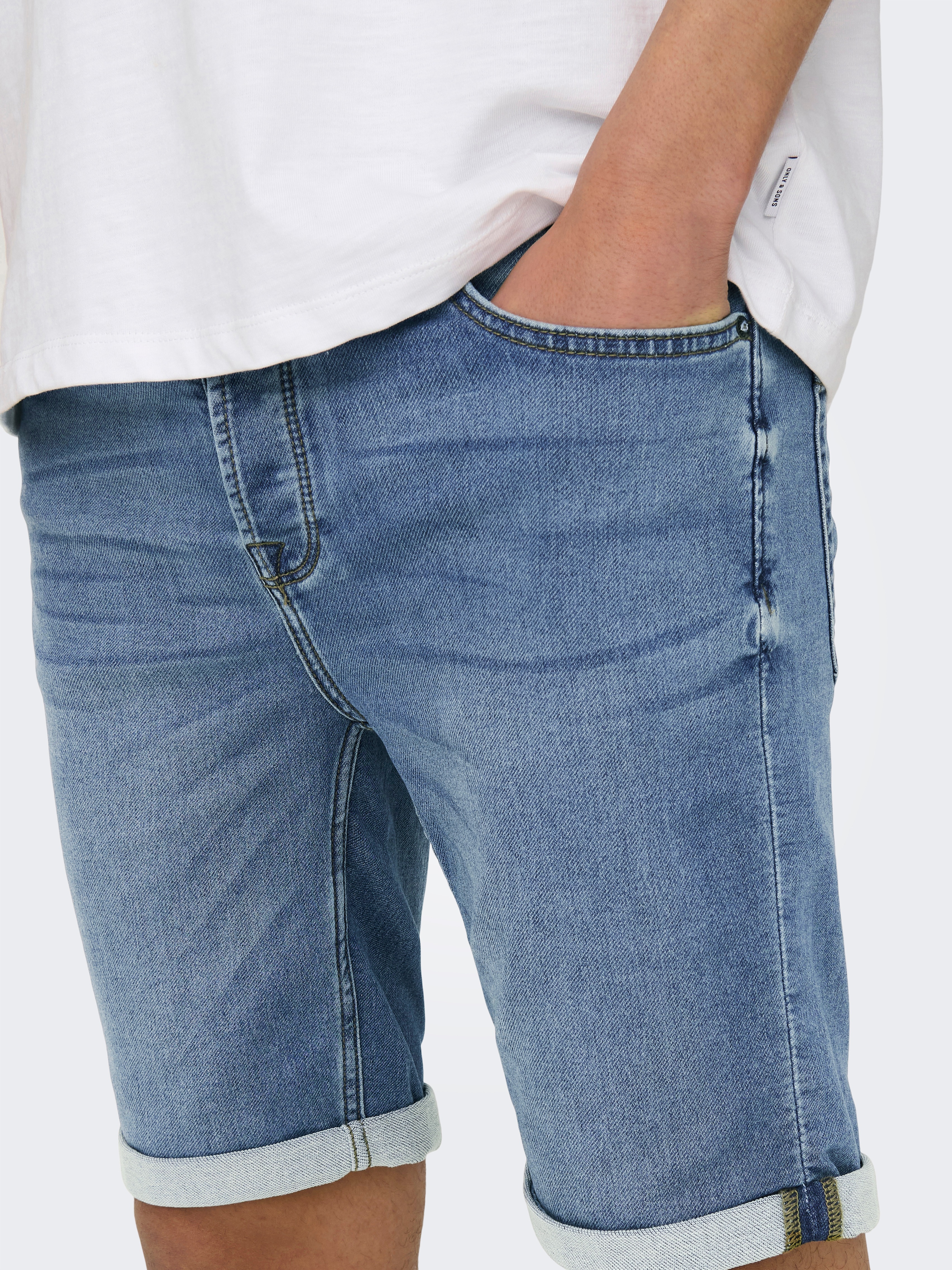 Thumbnail - ONLY & SONS Jeansshorts "ONSPLY LIGHT BLUE 5189 SHORTS DNM NOOS"