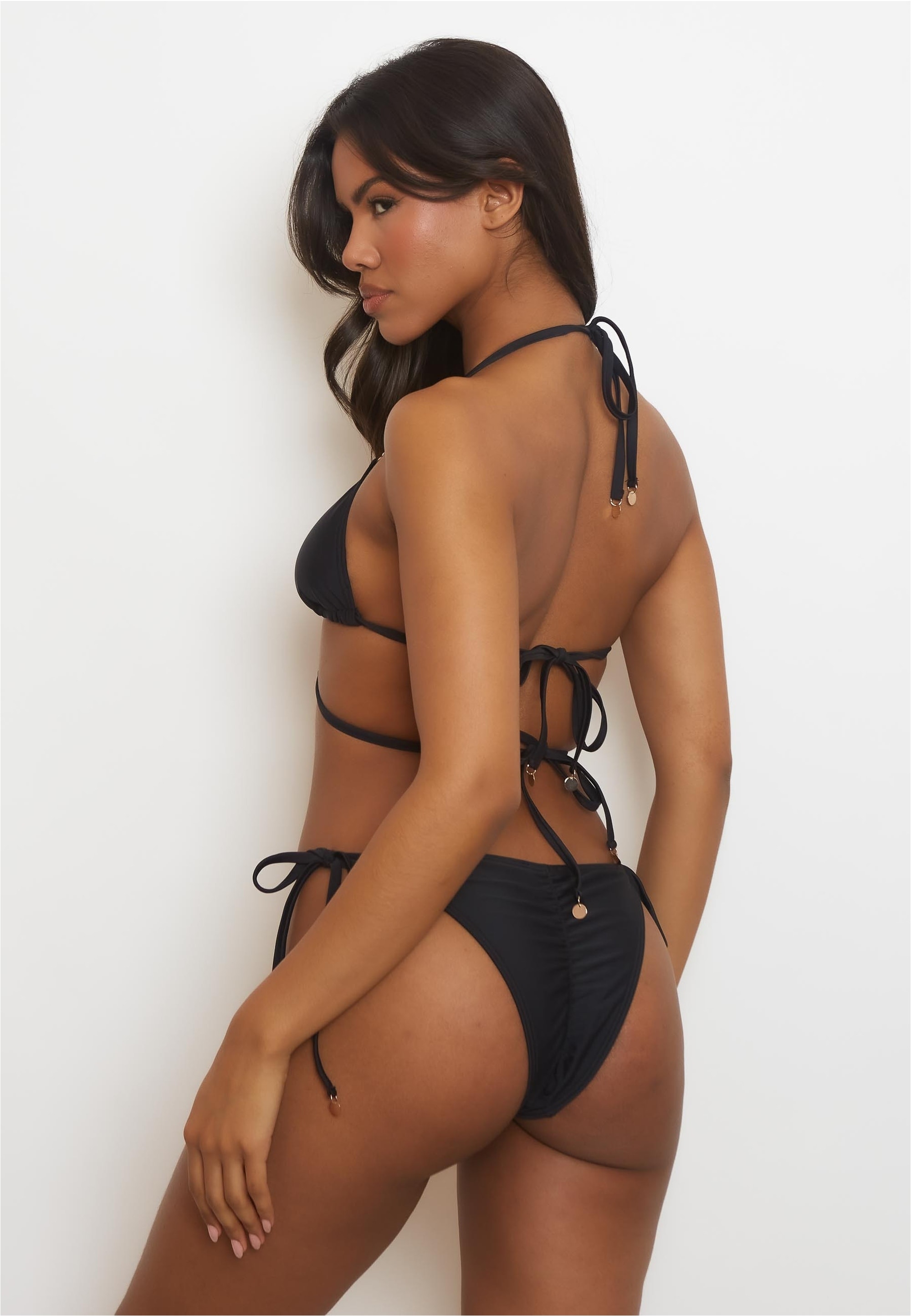 Moda Minx Triangel-Bikini-Top »Valentina Coin«, (1 St.), mit funkelnden Anhängern