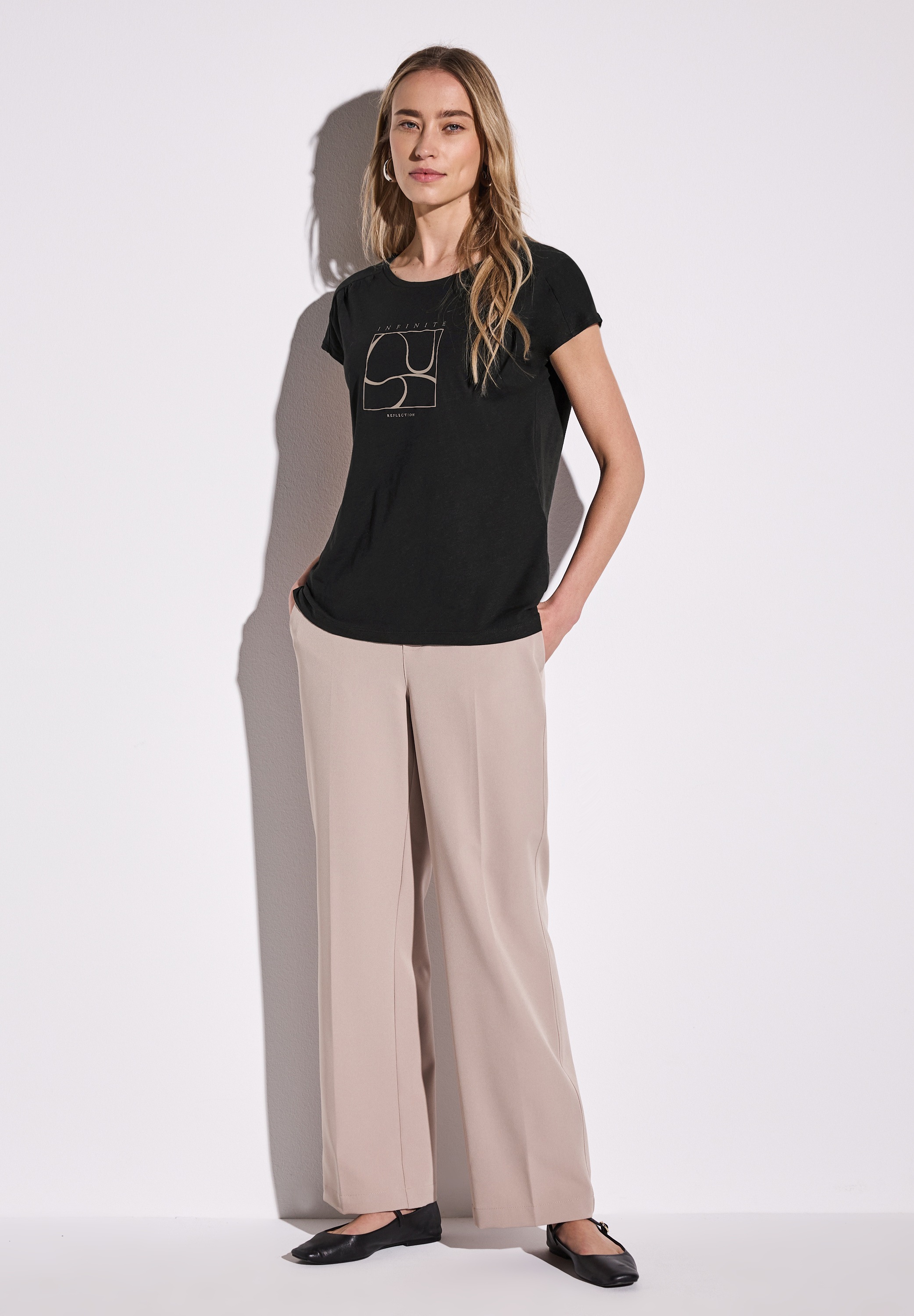 STREET ONE T-Shirt, im soften Baumwoll-Mix