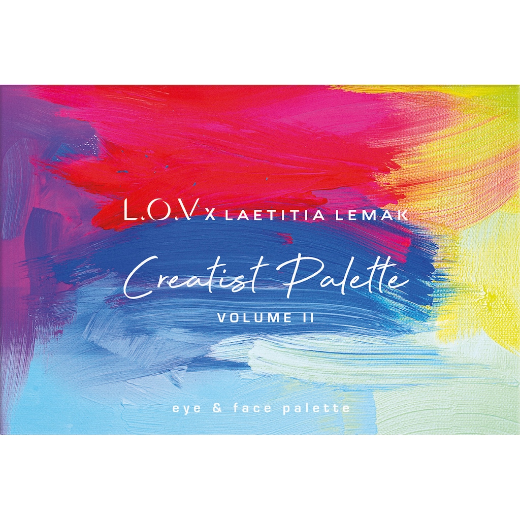 L.O.V Lidschatten-Palette »L.O.V x LAETITIA LEMAK CREATIST PALETTE Volume II eye & face palette«