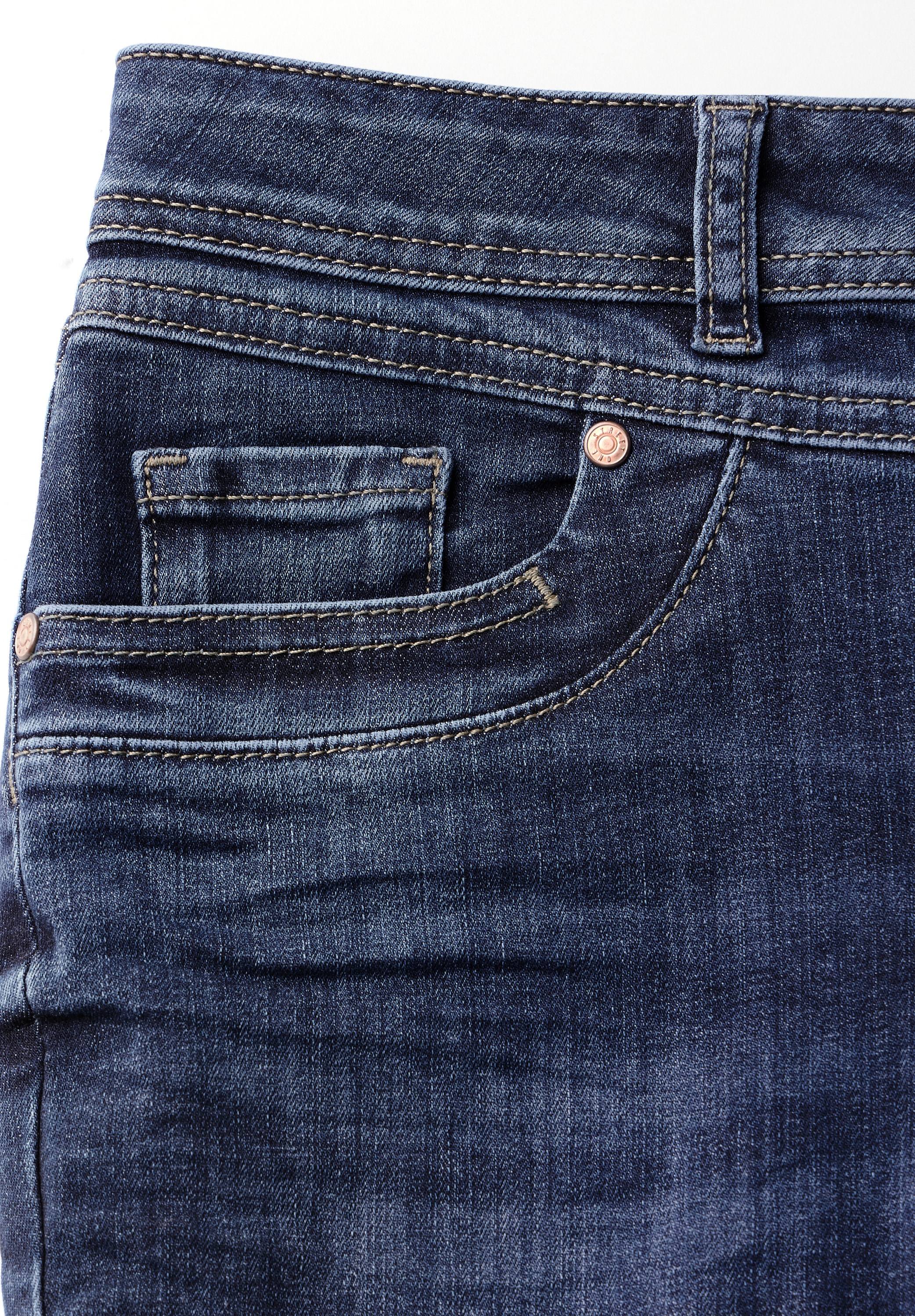 STREET ONE Regular-fit-Jeans »Style YORK«, mit Cargo-Look Taschen