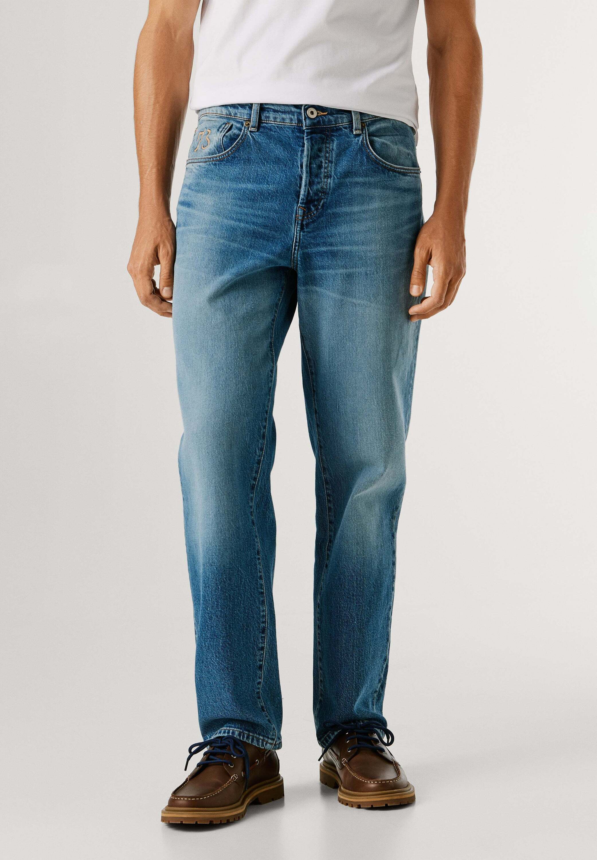 Pepe Jeans Straight-Jeans "straight leg jeans STRAIGHT JEANS DALSTON SPRING STONE"