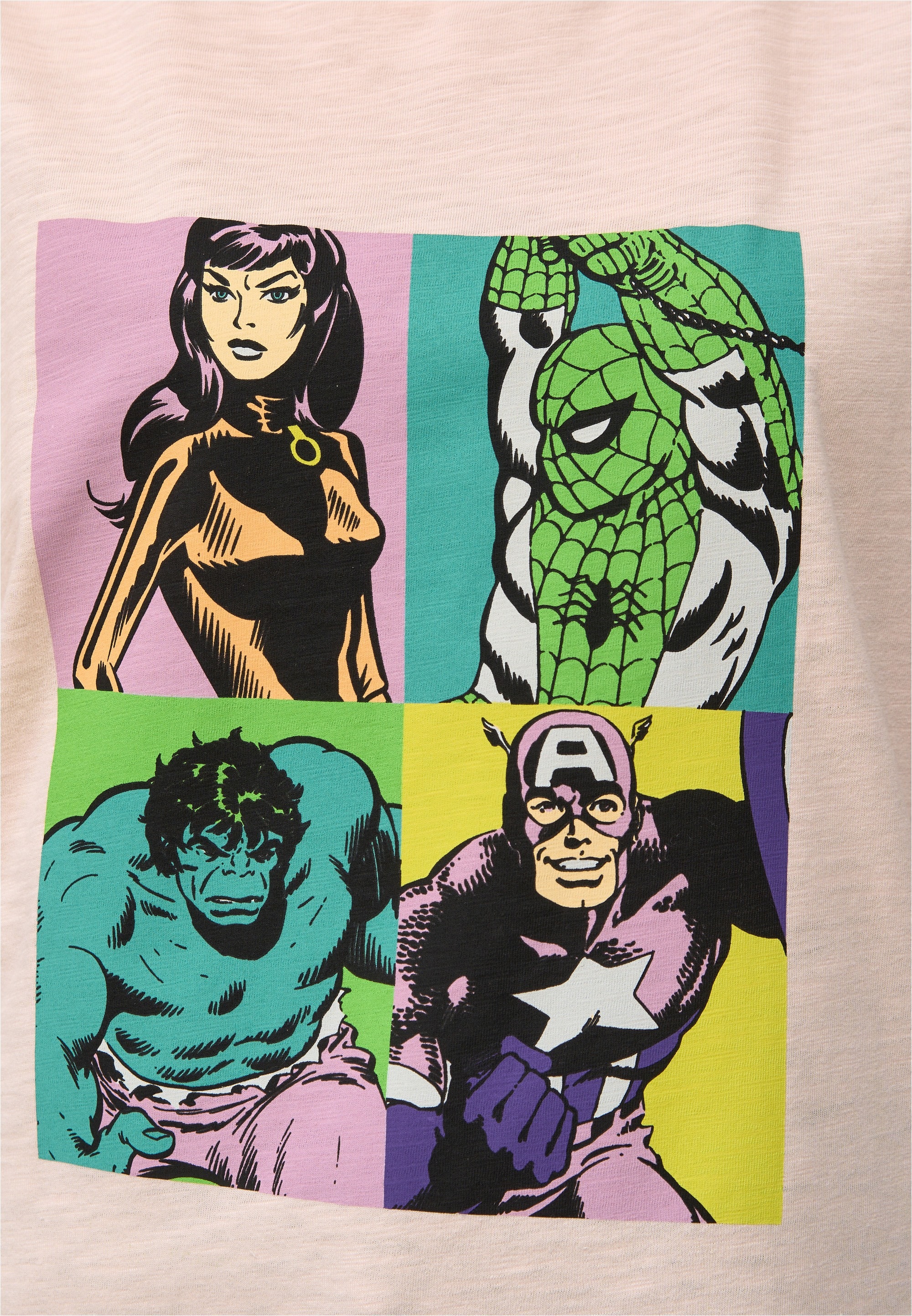 Recovered T-Shirt »Pop Art Portrait«, (1 tlg.), mit coolem Print