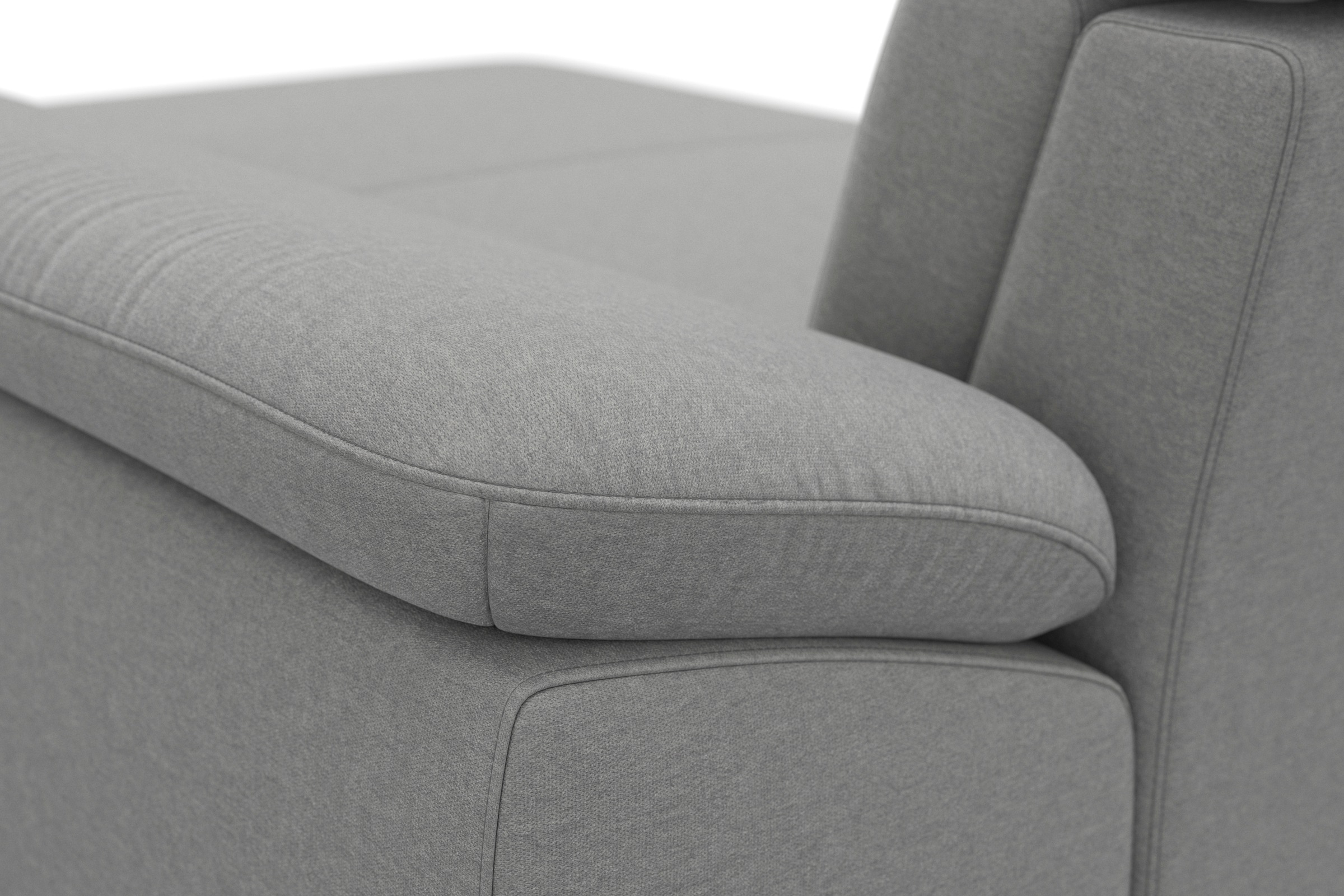 sit&more Wohnlandschaft »Cabrio U-Form, B: 359 cm, mit Sitztiefen-, Arm- & Kopfteilverstellung« 3 Nierenkissen, Federkern, optional Bettfunktion und Stauraum