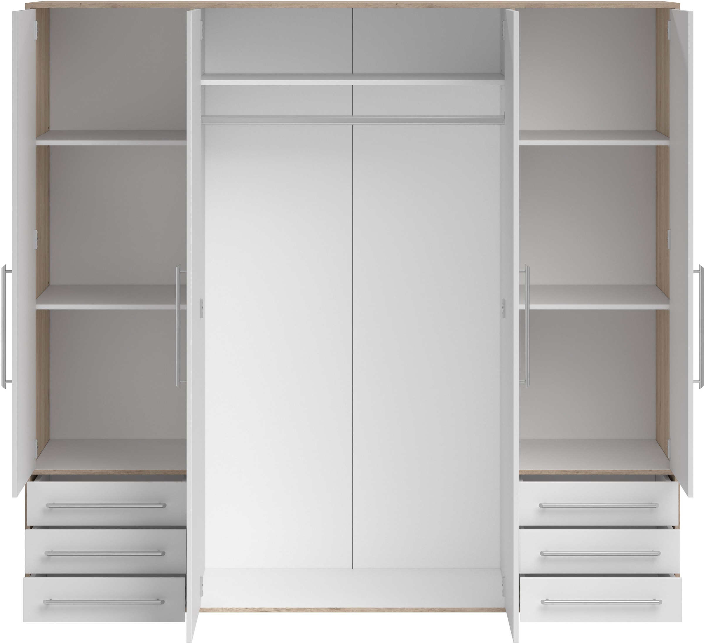 Schlafkontor Drehtürenschrank »Lyss Schrank, Kleiderschrank mit Drehtüren« in verschiedenen Farben und Größen erhältlich