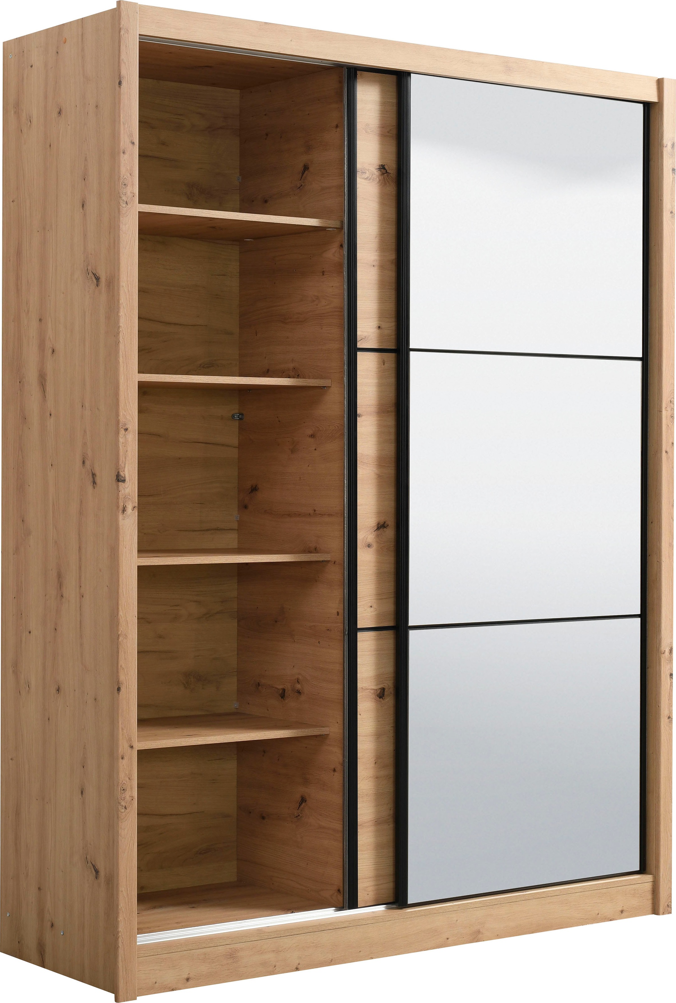 INOSIGN Schwebetürenschrank »Navara«, mit Spiegel und zusätzlichen  Einlegeböden bestellen | BAUR | Schwebetürenschränke