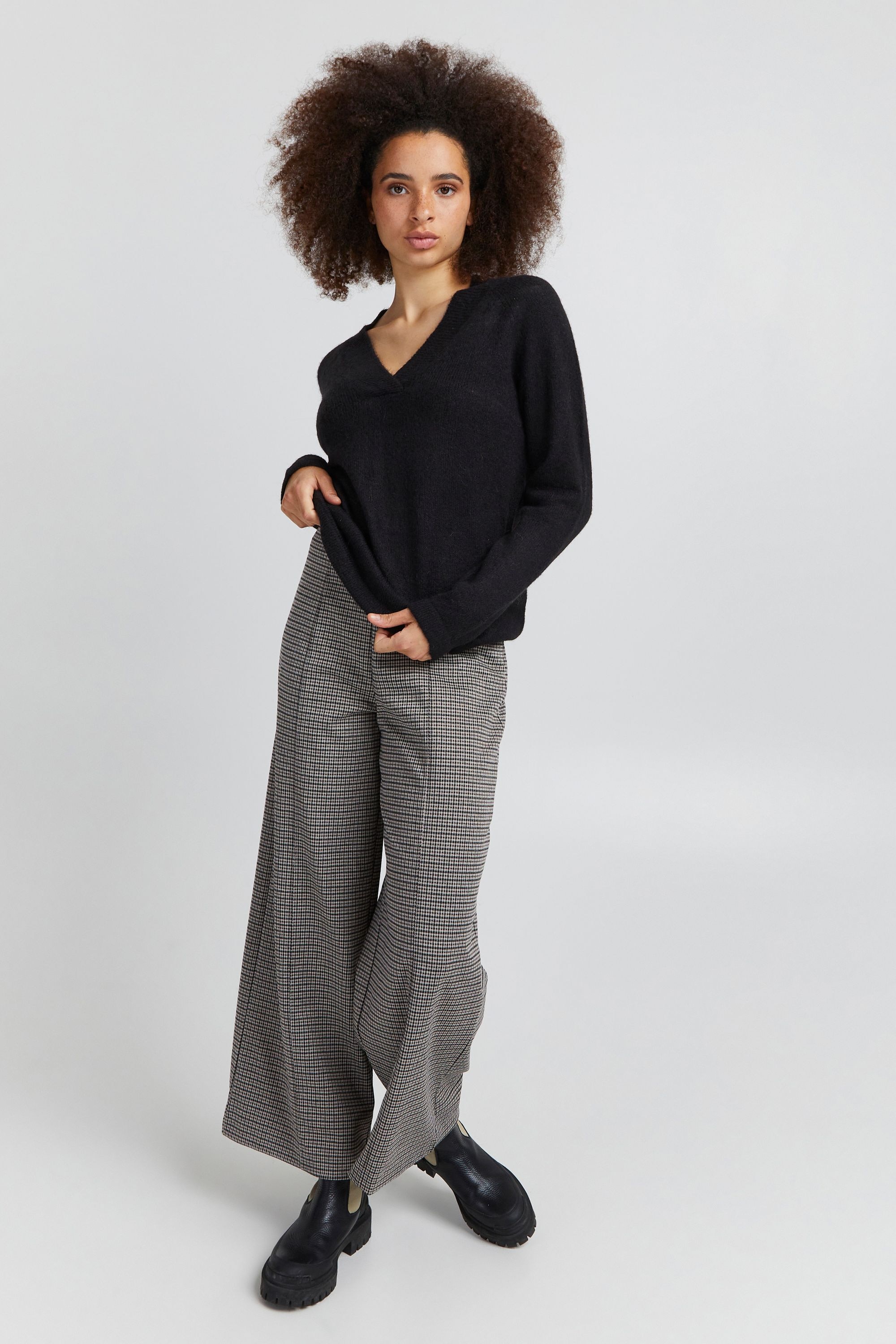 Ichi Strickfleece-Pullover »Strickpullover IHKamara«