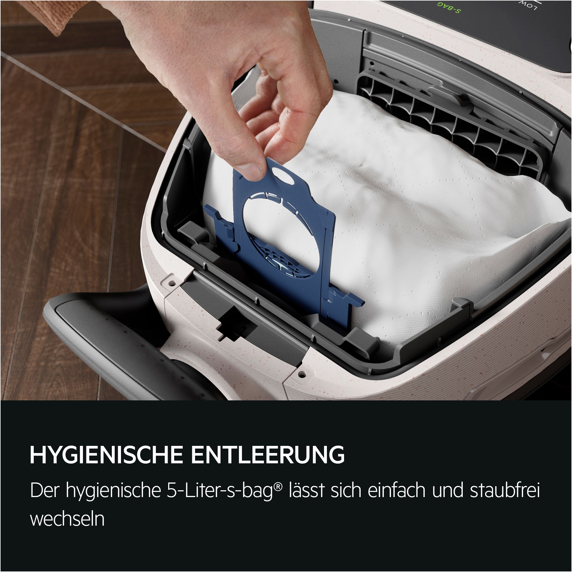 AEG Bodenstaubsauger »ULTIMATE 8000 STAUBSAUGER (AB81U1SW)«, 650 W, mit Beutel, Starke Saugkraft, Automodus, inkl. Zusatzdüsen, 48 % Recyclingmaterial
