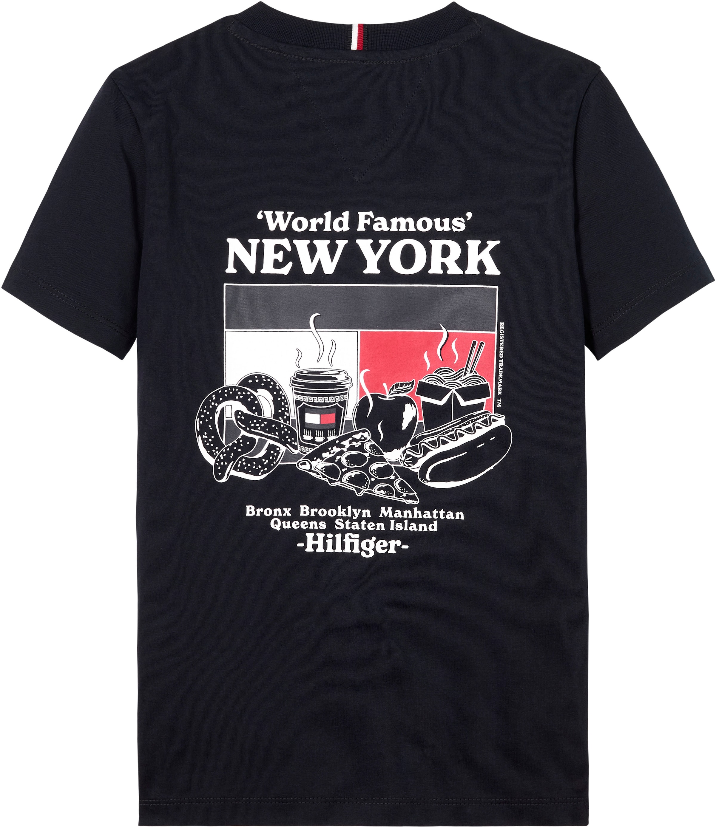 Tommy Hilfiger T-Shirt »FINEST FOOD TEE S/S«, mit großem Print auf der  Rückseite ▷ für | BAUR | T-Shirts