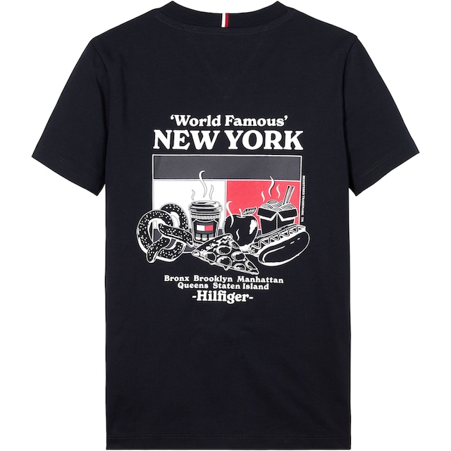 Tommy Hilfiger T-Shirt »FINEST FOOD TEE S/S«, mit großem Print auf der  Rückseite ▷ für | BAUR