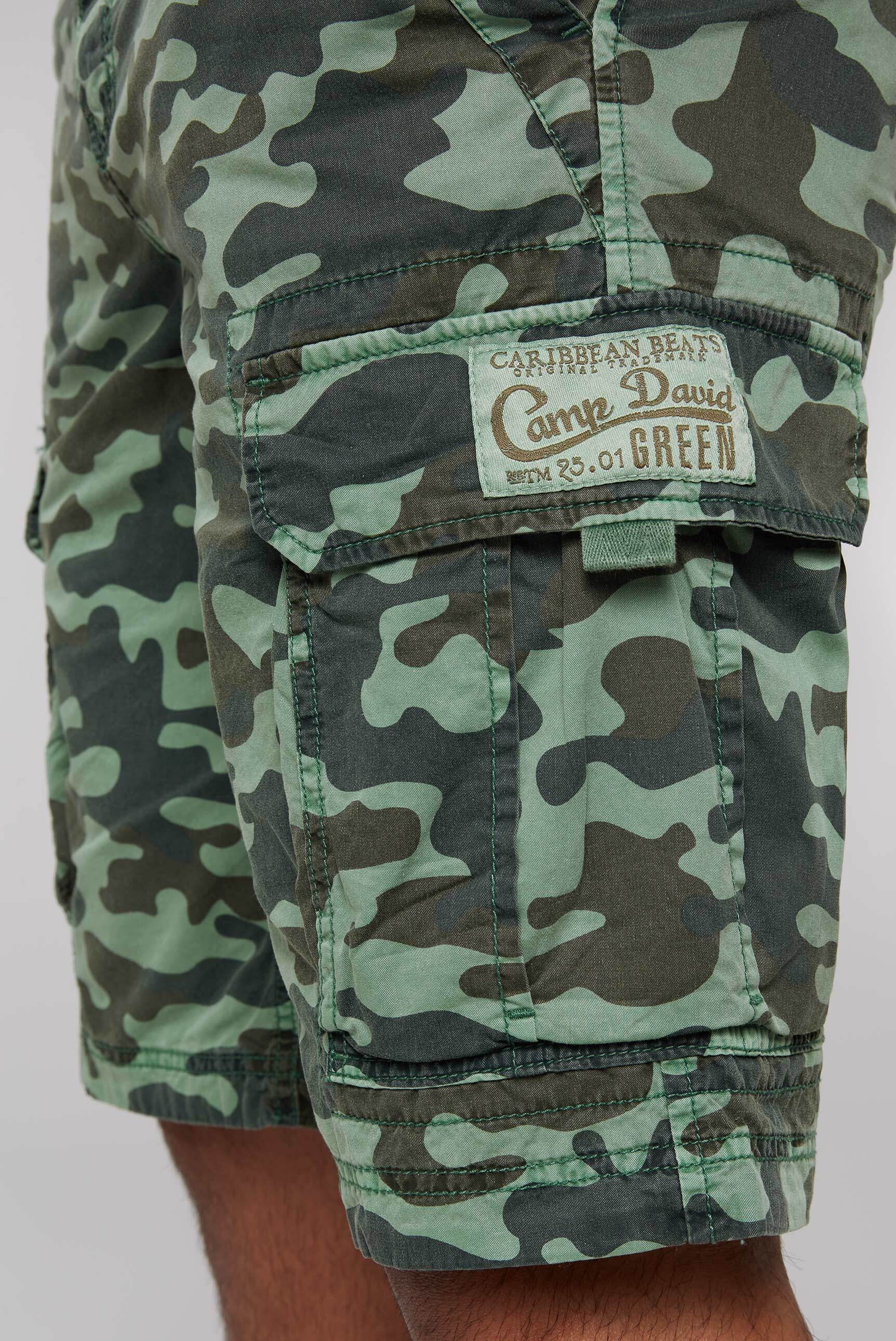 CAMP DAVID Cargoshorts, mit Zugbänder im Hosensaum