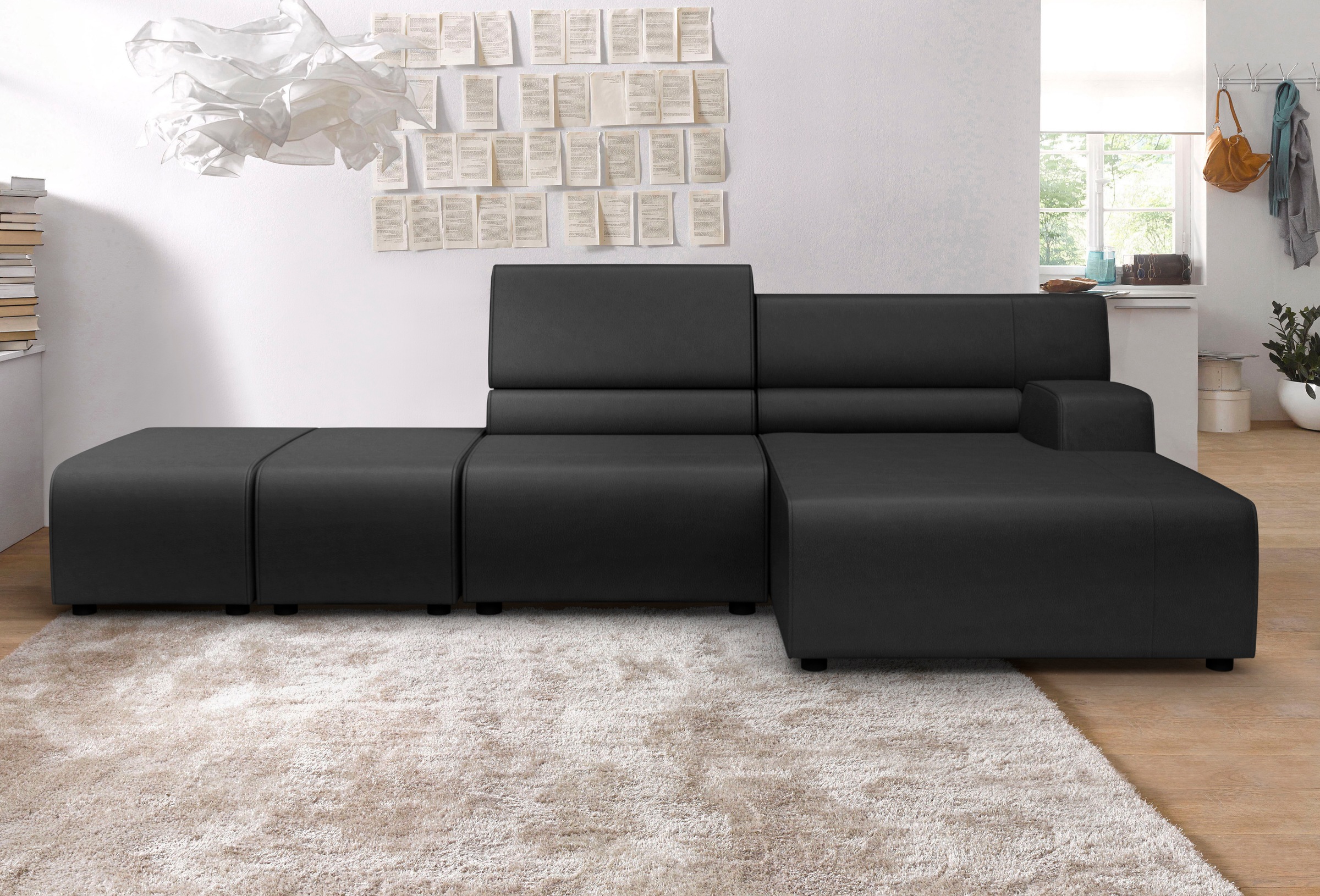Egoitaliano Ecksofa "Babouche, Designsofa mit außergewöhnlichem Sitzkomfort zum Wohlfühlen"