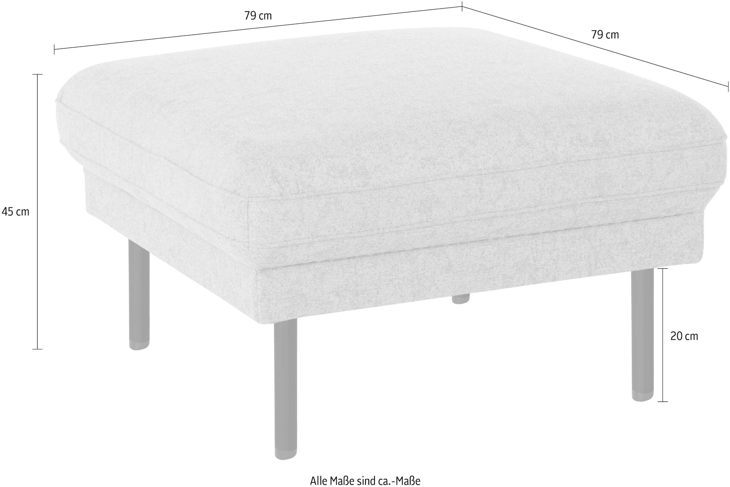 andas Hocker »Nordfyn« edles Design in 3 Bezugsqualitäten, Design by Morten Georgsen