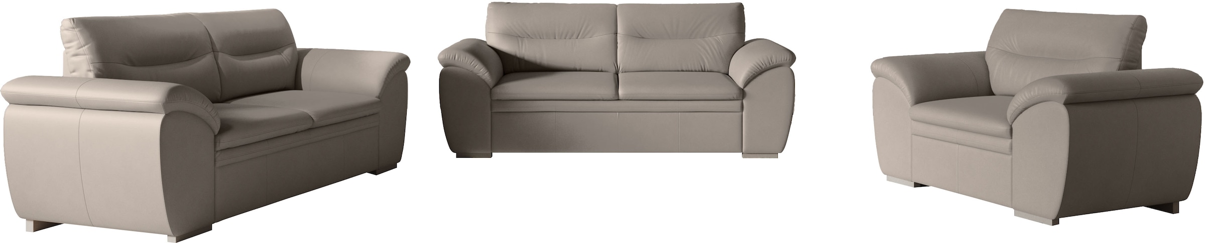 COTTA Polstergarnitur »Leandra« Set bestehend aus: 2-Sitzer & 2,5-Sitzer