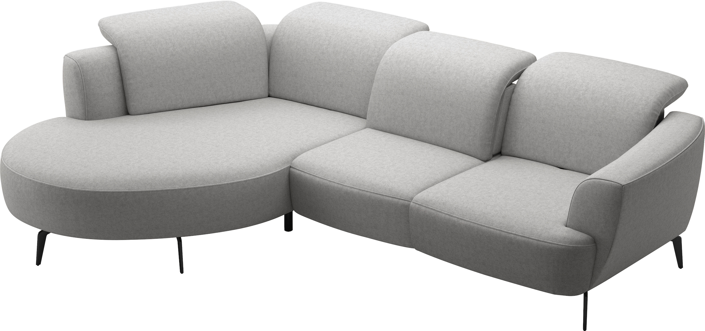 sit&more Ecksofa »Zoe«, ink.Sitztiefenverstellung, wahlweise mit Kopfteilverstellung