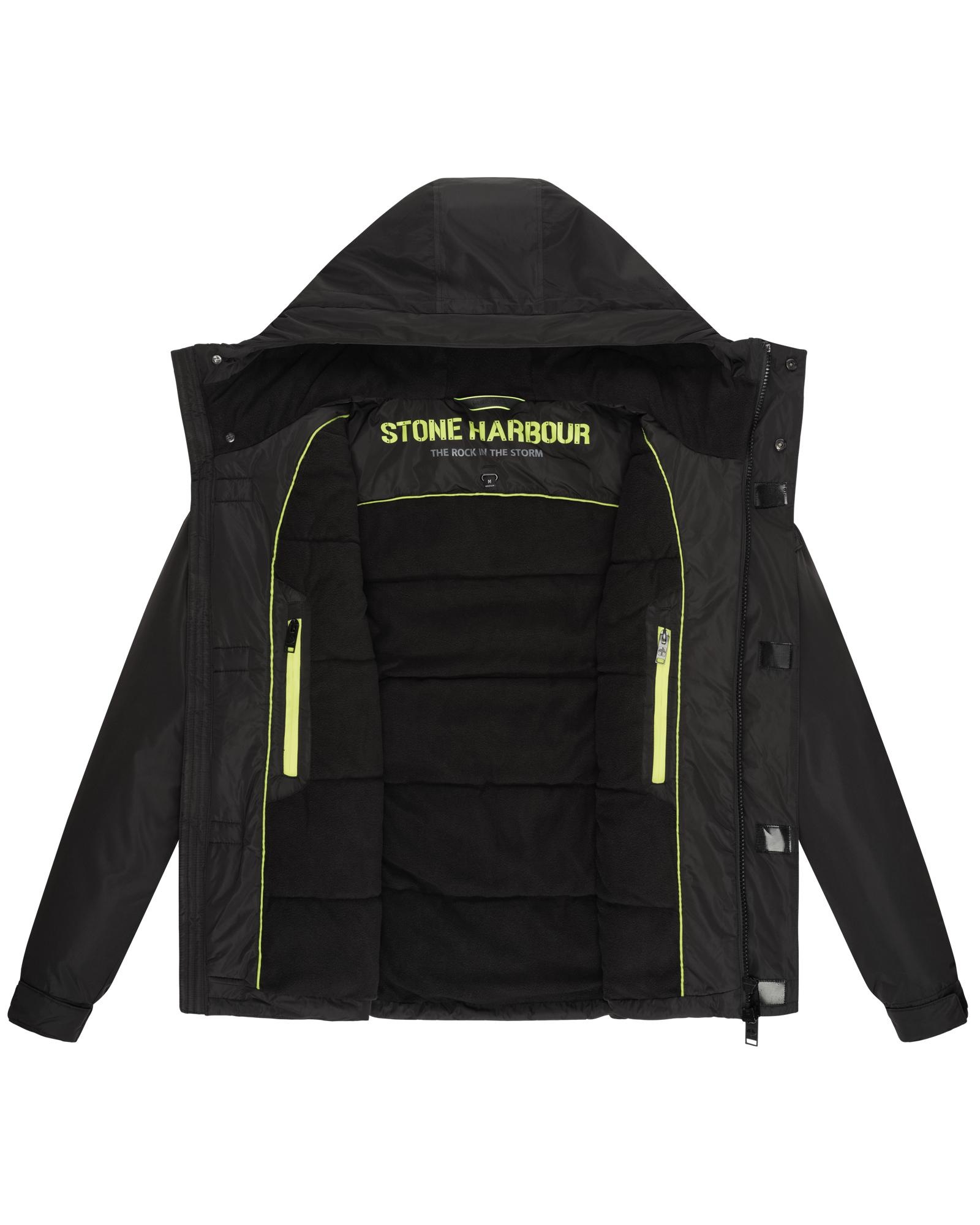 Stone Harbour Winterjacke »Yorchii XX«, mit Kapuze, Herren Outdoorjacke mit Fleece-Innenfutter