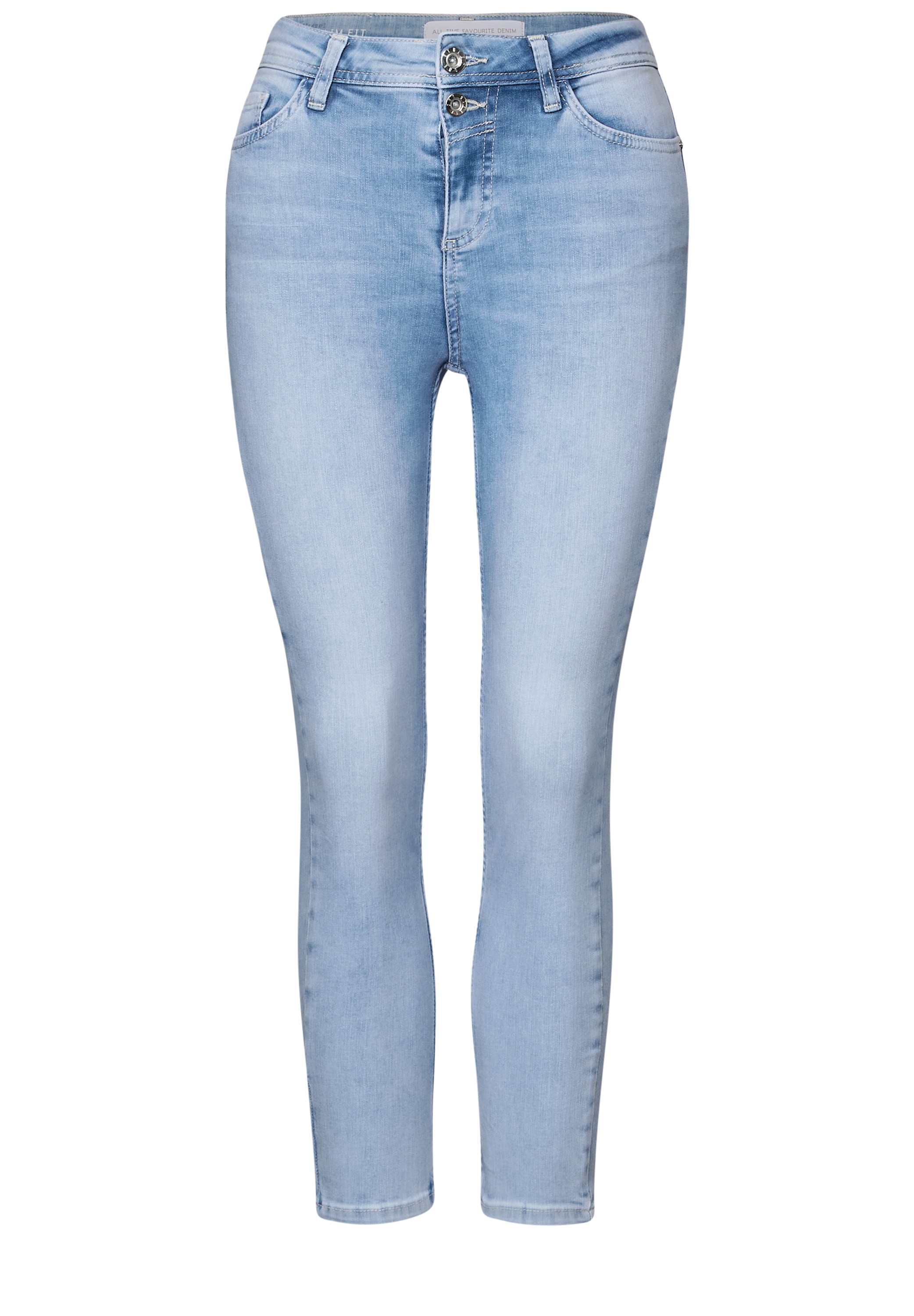 STREET ONE Slim-fit-Jeans, High Waist