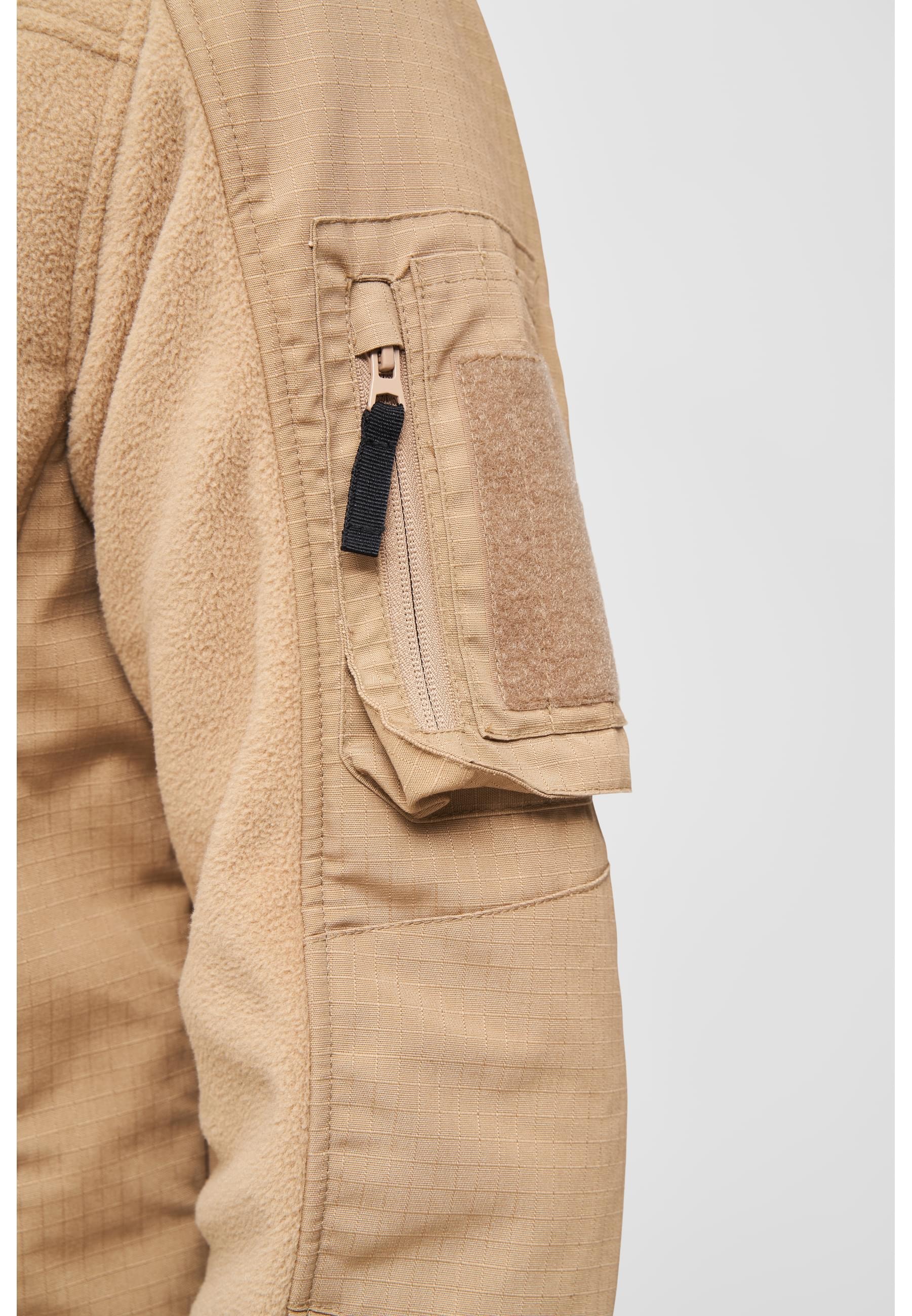 Brandit Allwetterjacke »Brandit Herren Fleecejacket Ripstop«, (1 St.), ohne Kapuze