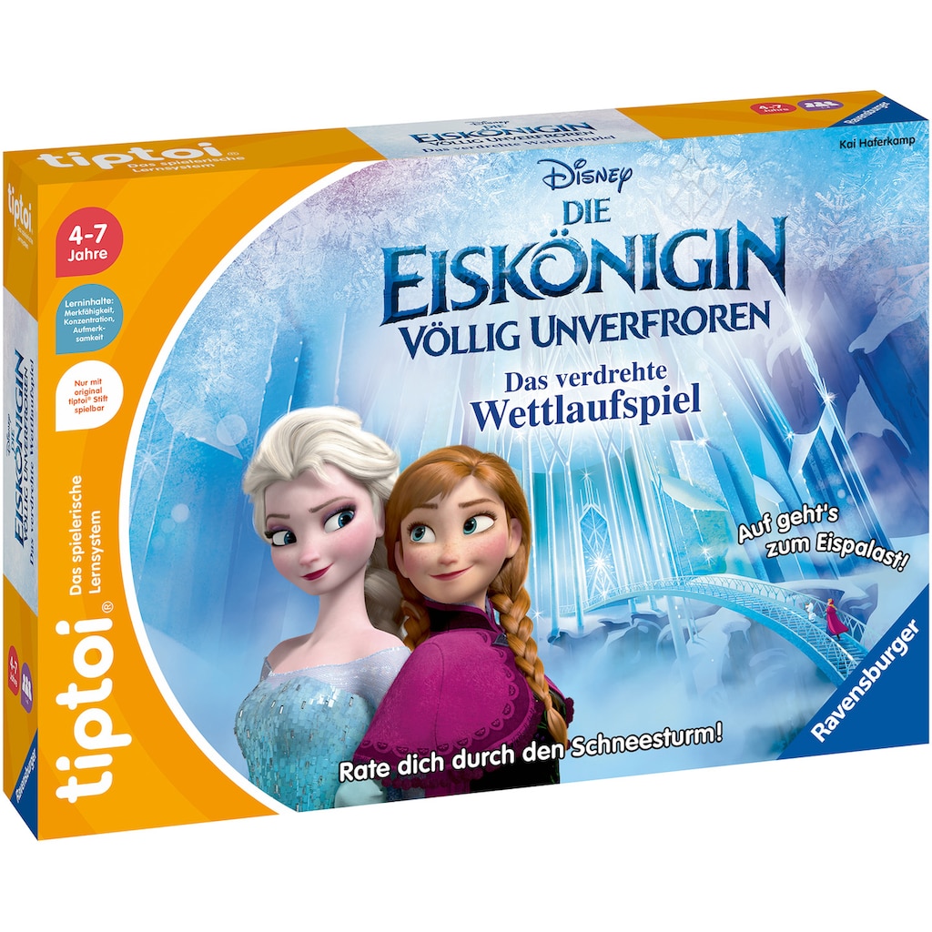 Ravensburger Spiel »tiptoi® Völlig unverfroren - Das verdrehte Wettlaufspiel«, Disney Die Eiskönigin, FSC® - schützt Wald - weltweit