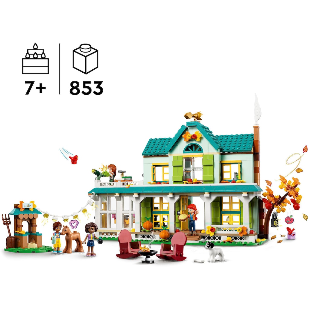 LEGO® Konstruktionsspielsteine »Autumns Haus (41730), LEGO® Friends«, (853 St.)