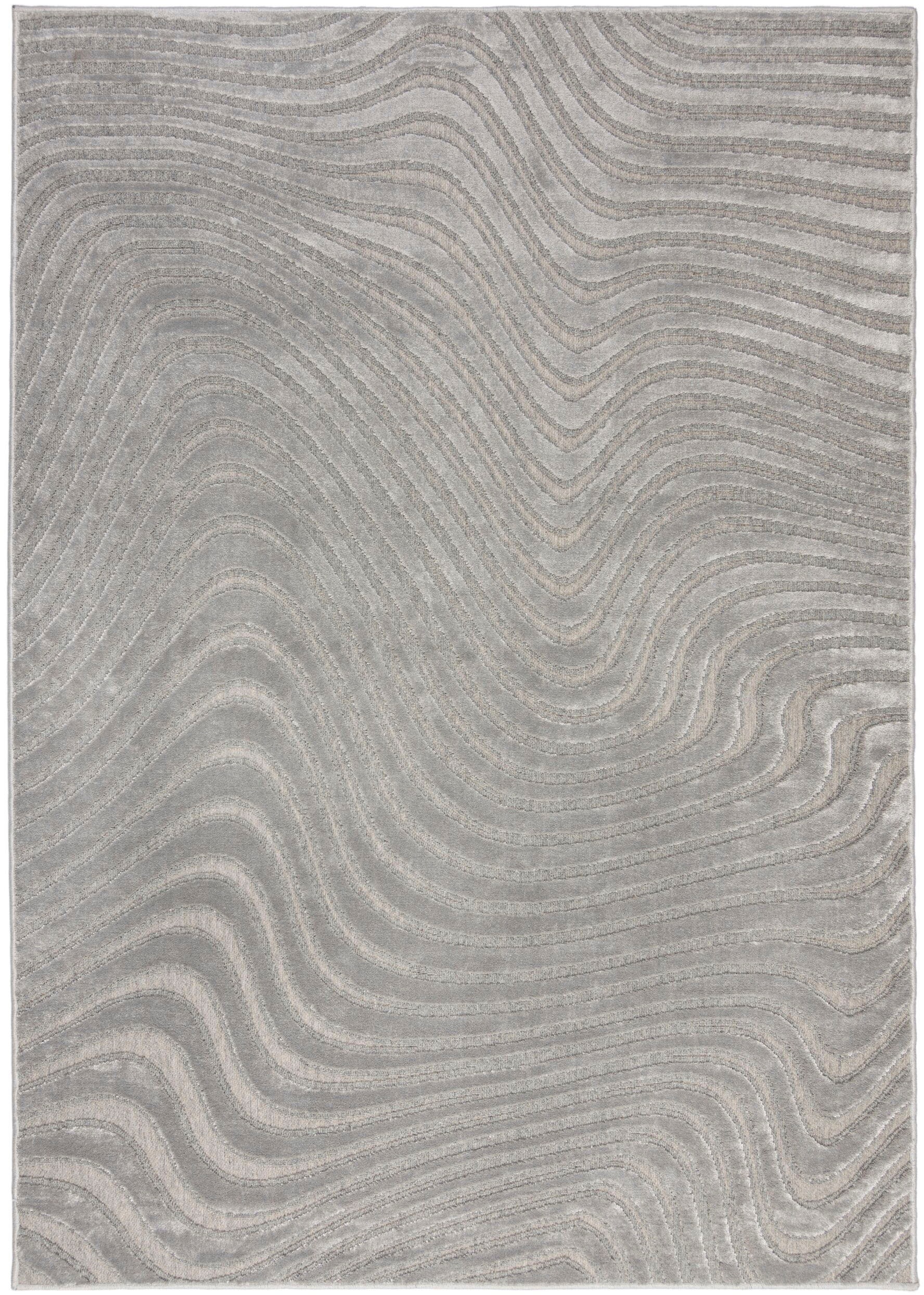 FLAIR RUGS Teppich »CHANNEL«, 7 mm Höhe, 3D-Effekt; Hoch & Tiefeffekt