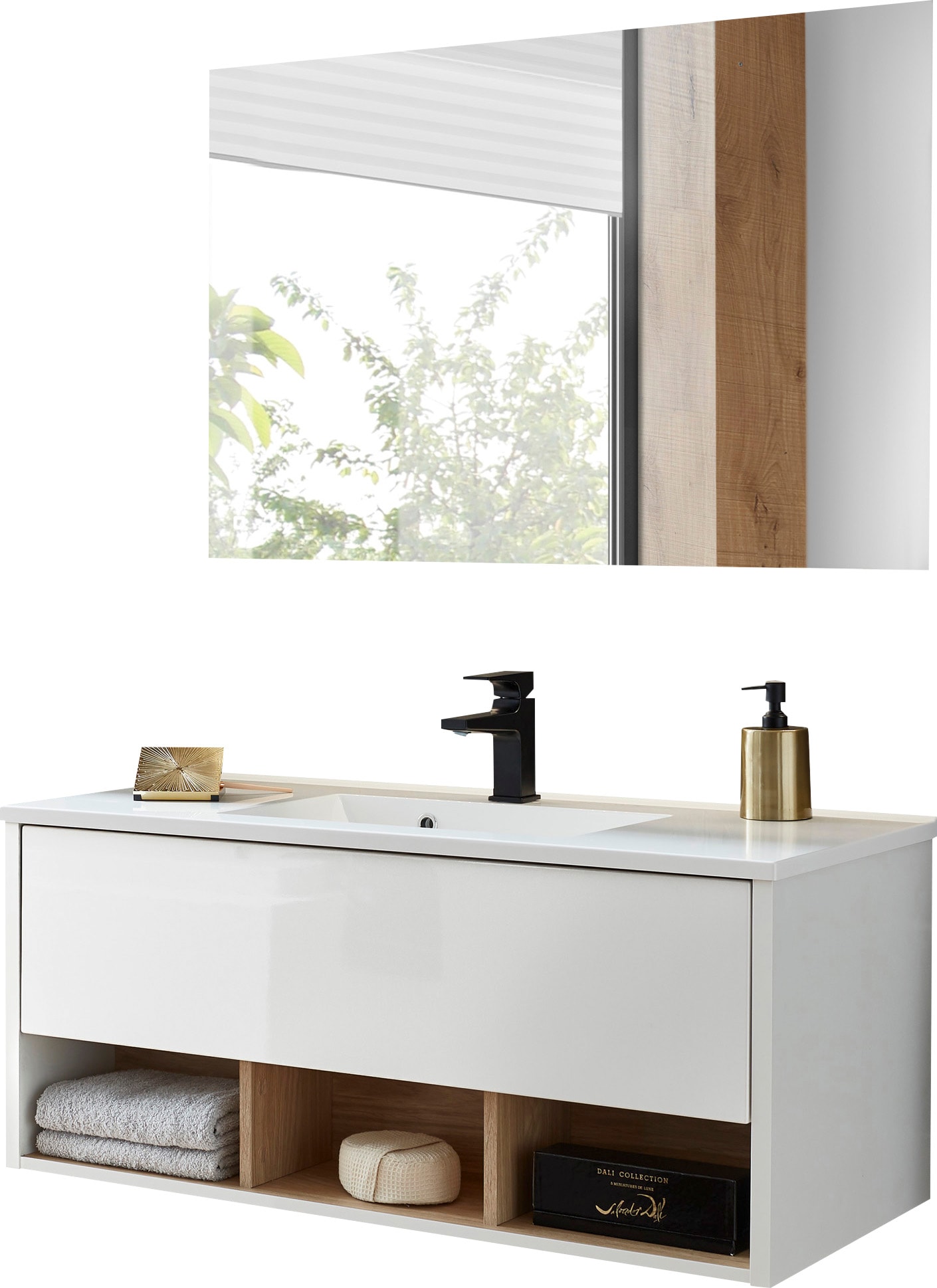 PLACES OF STYLE Badmöbel-Set "Studio Line, Bad im modernen Design, 2-teilig günstig online kaufen