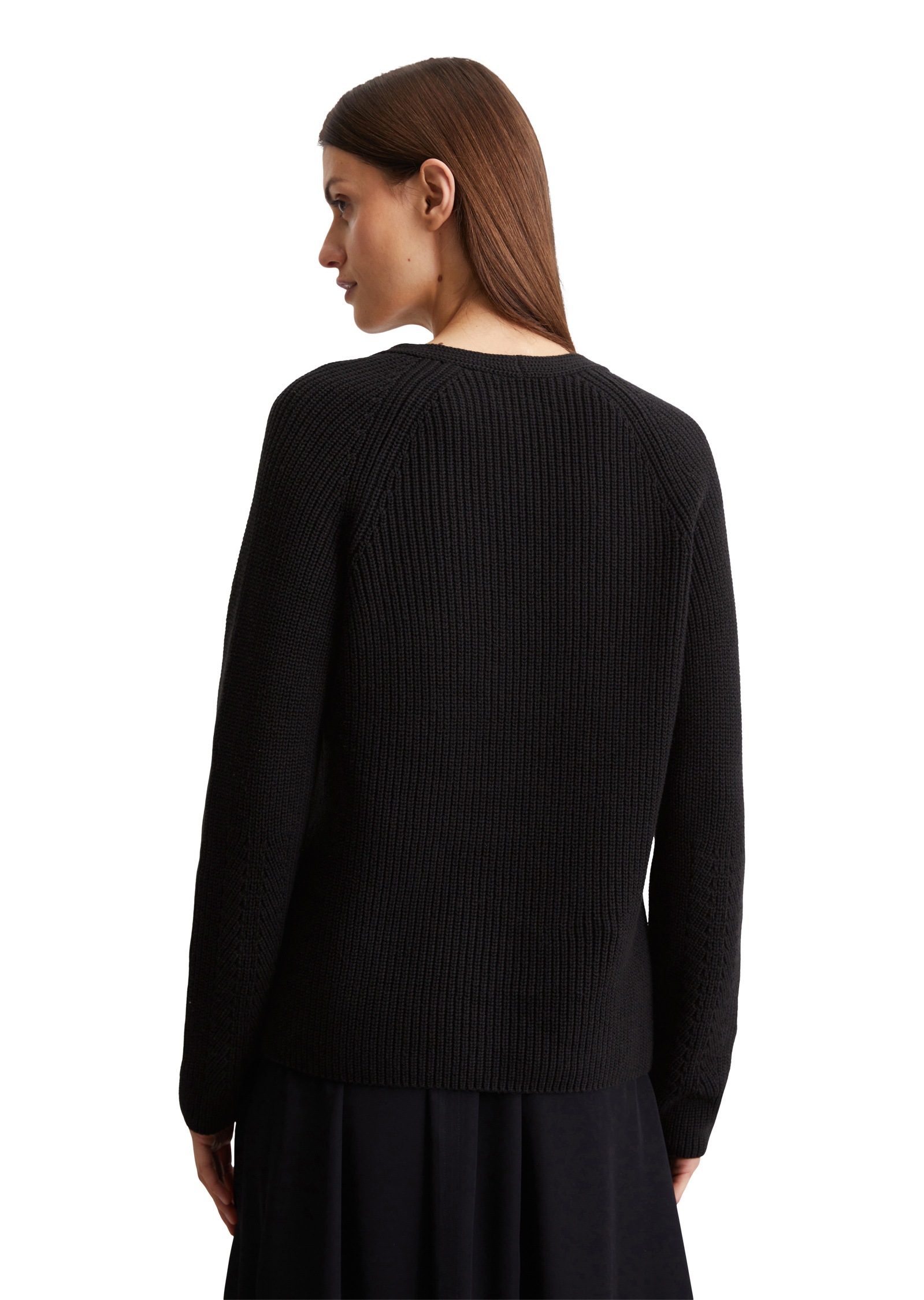 Marc O'Polo V-Ausschnitt-Pullover »aus softem Baumwoll-Garn«