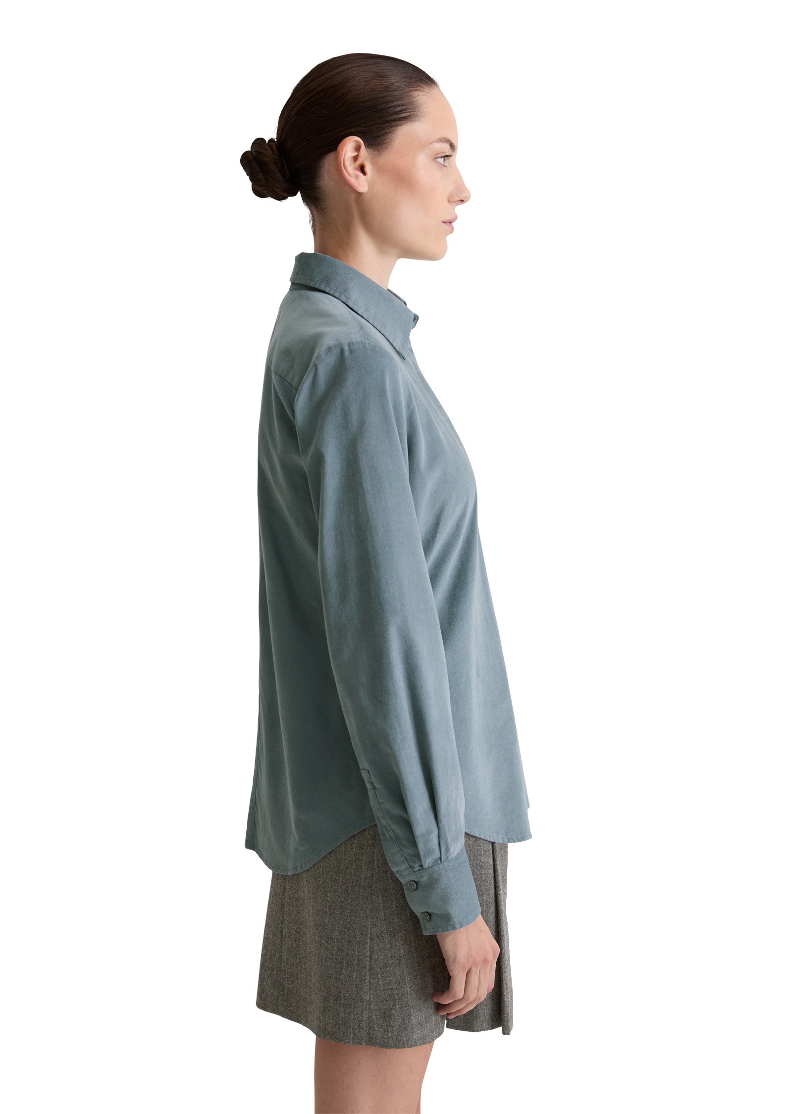 Marc OPolo Langarmbluse "aus Organic-Cotton-Viskose-Mix" günstig online kaufen