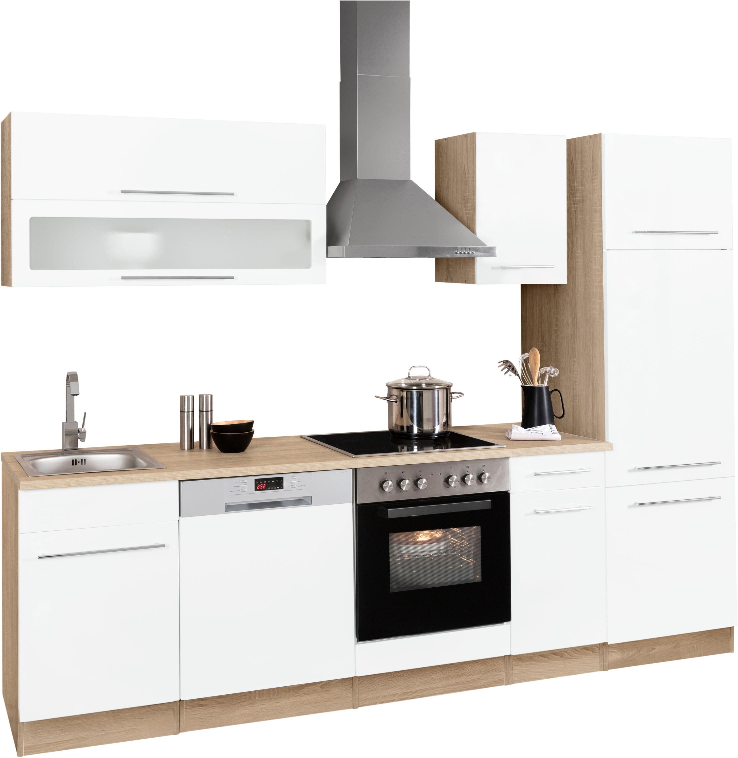 KOCHSTATION Küchenzeile »KS-Eton«, ohne E-Geräte, Breite 270 cm