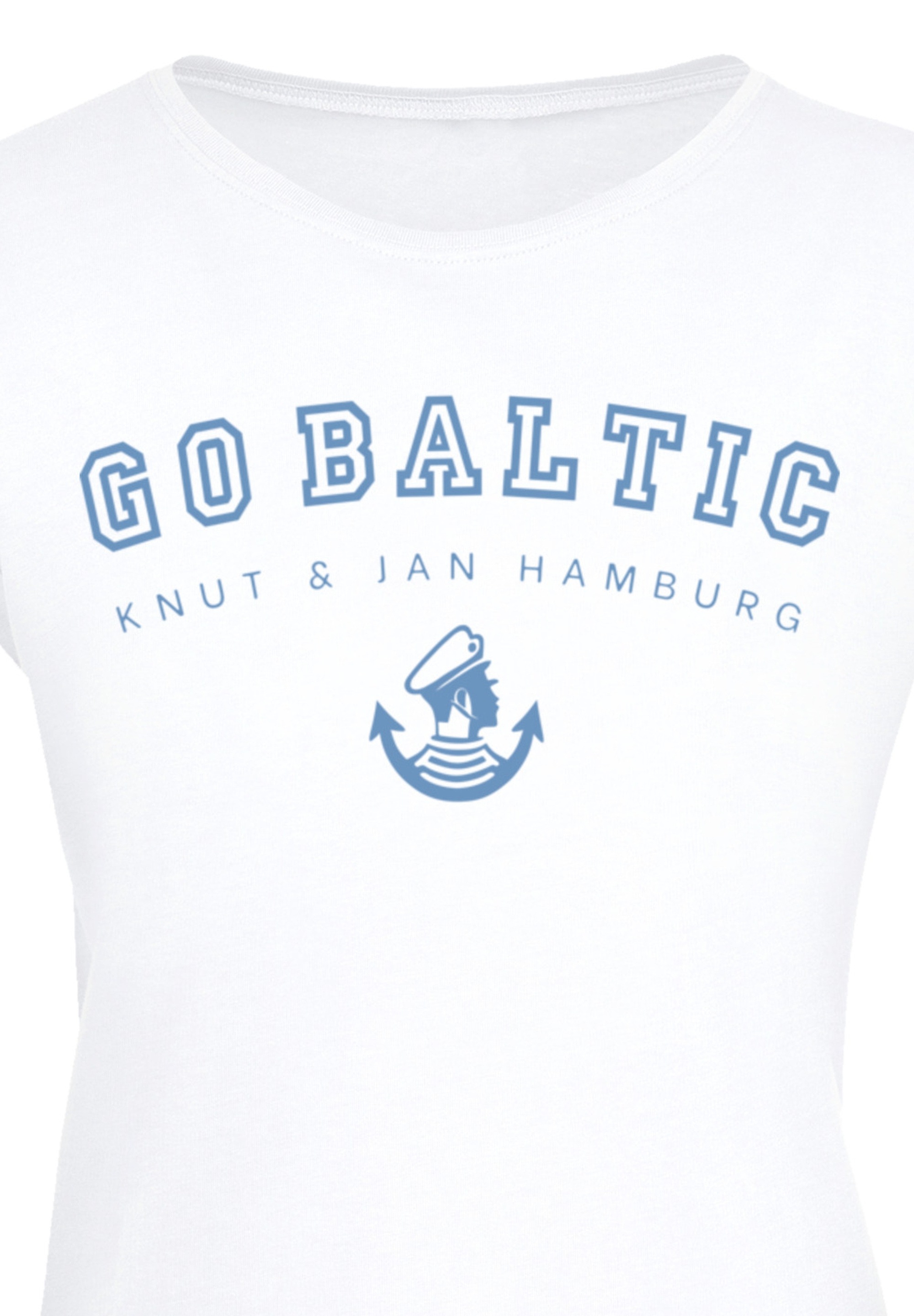 F4NT4STIC T-Shirt »PLUS SIZE Go Baltic«, Print