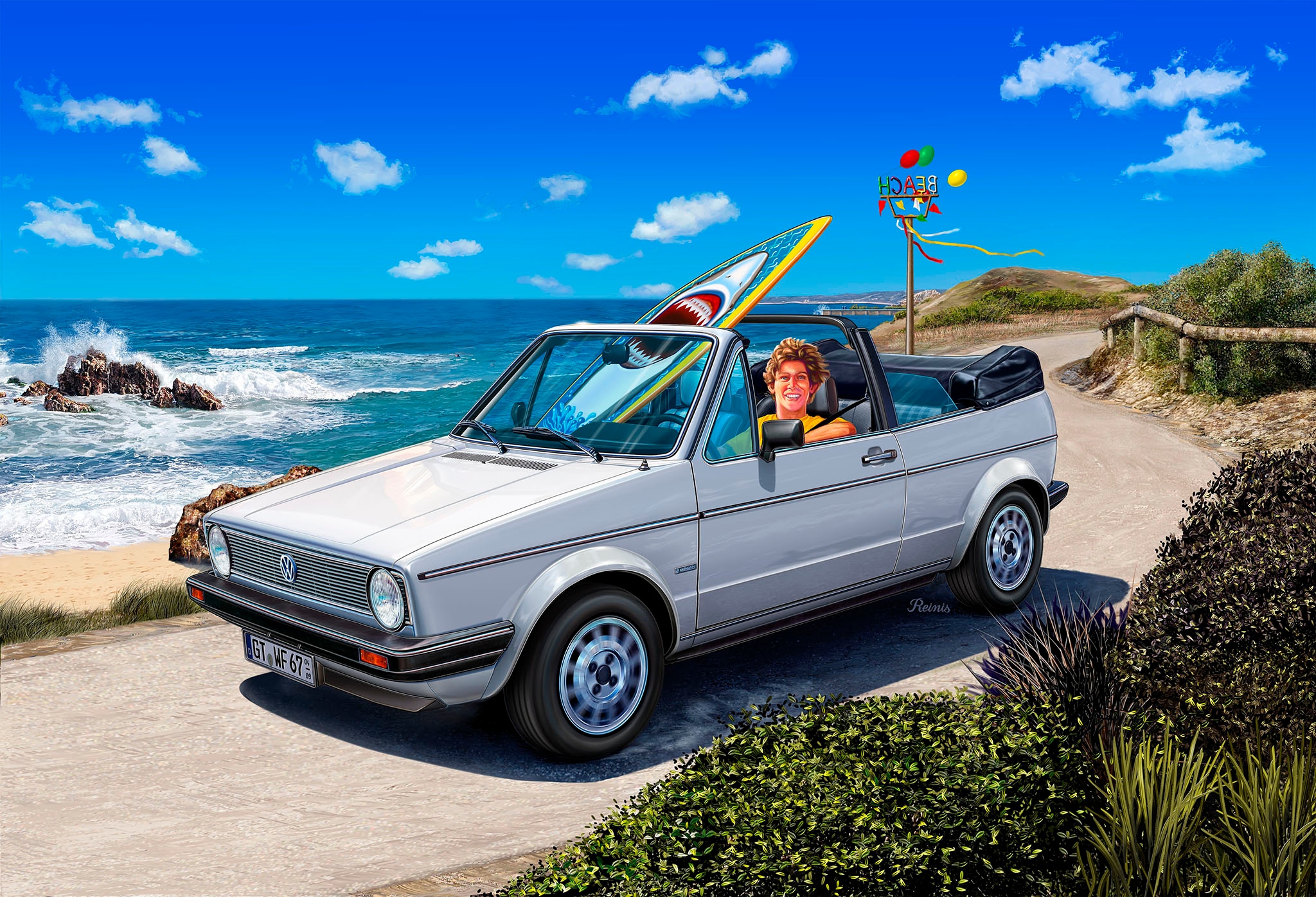 Revell® Modellbausatz »50 Jahre VW Golf 1, Jubiläumsset«, 1:24, Made in Europe