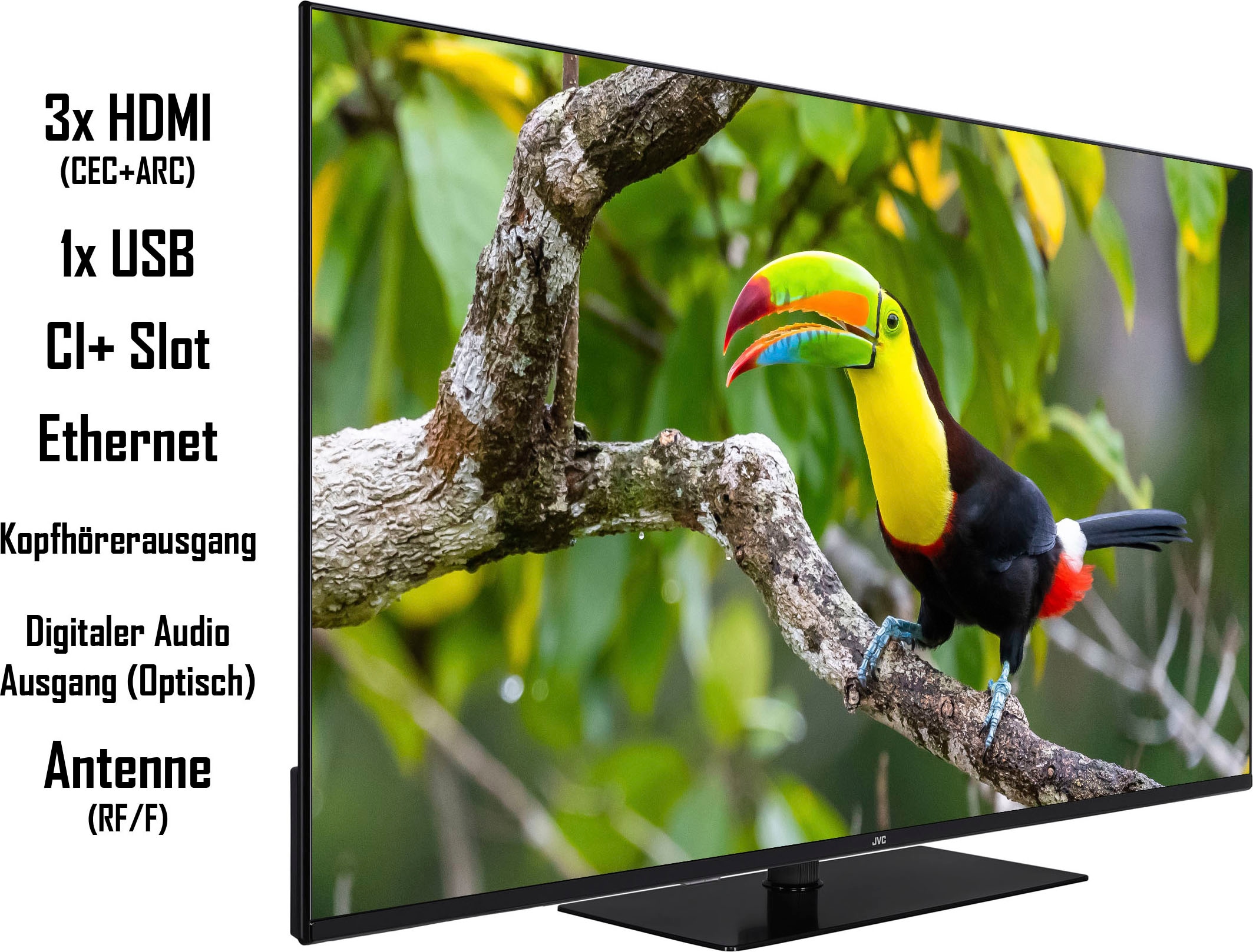 JVC LED-Fernseher, 126 cm/50 Zoll, 4K Ultra HD, Smart-TV