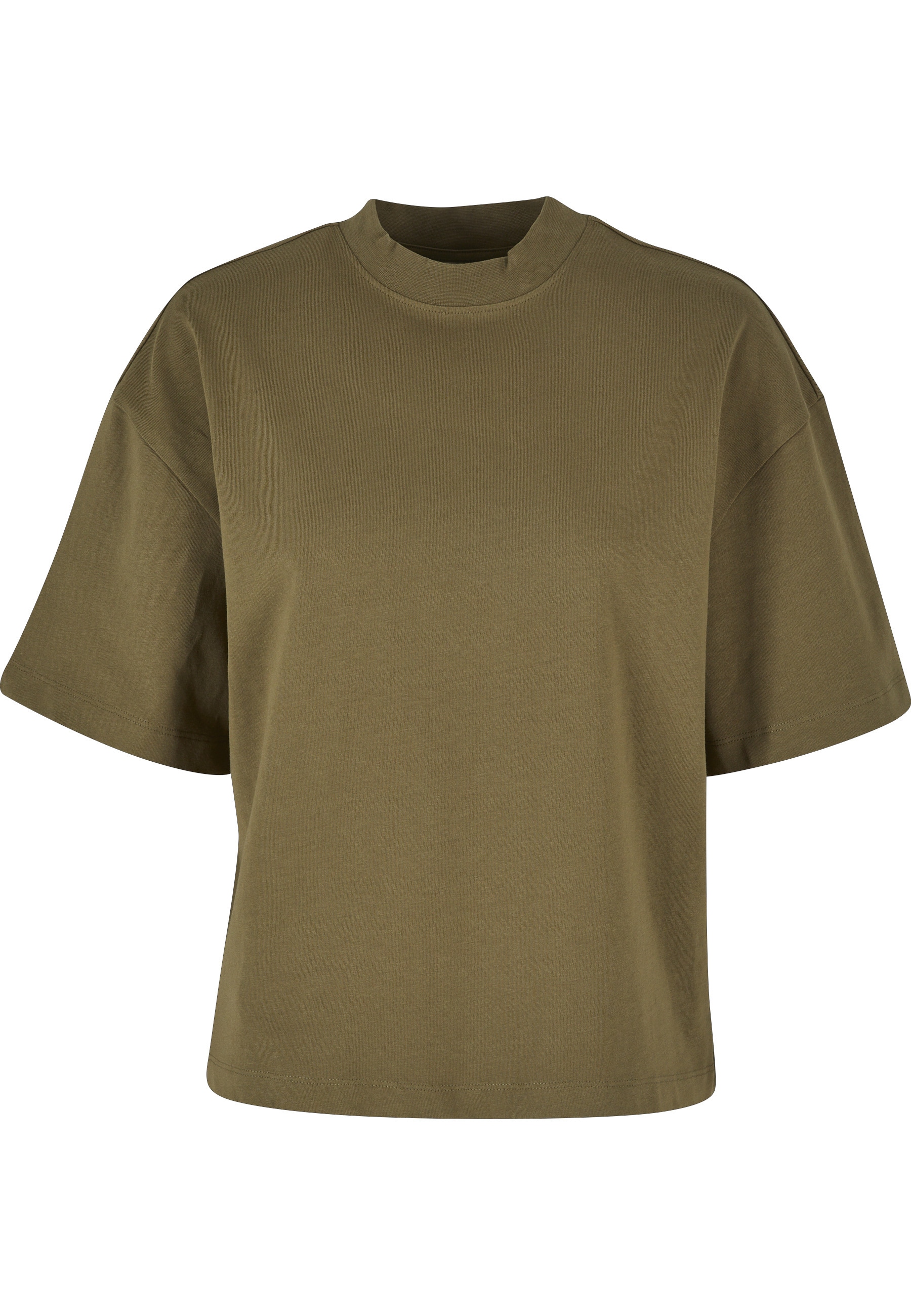 URBAN CLASSICS Kurzarmshirt "Urban Classics Damen Ladies Organic Heavy Slit günstig online kaufen