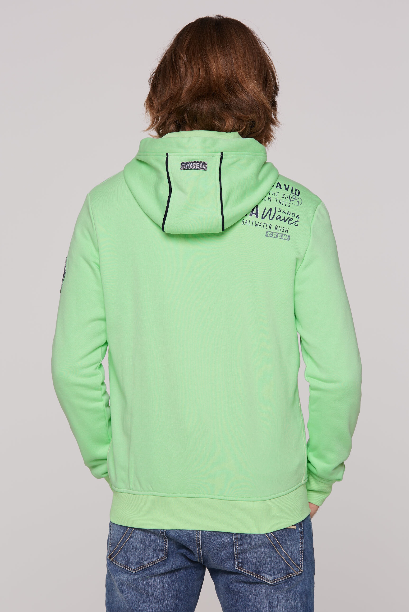 CAMP DAVID Kapuzensweatjacke, mit Baumwolle