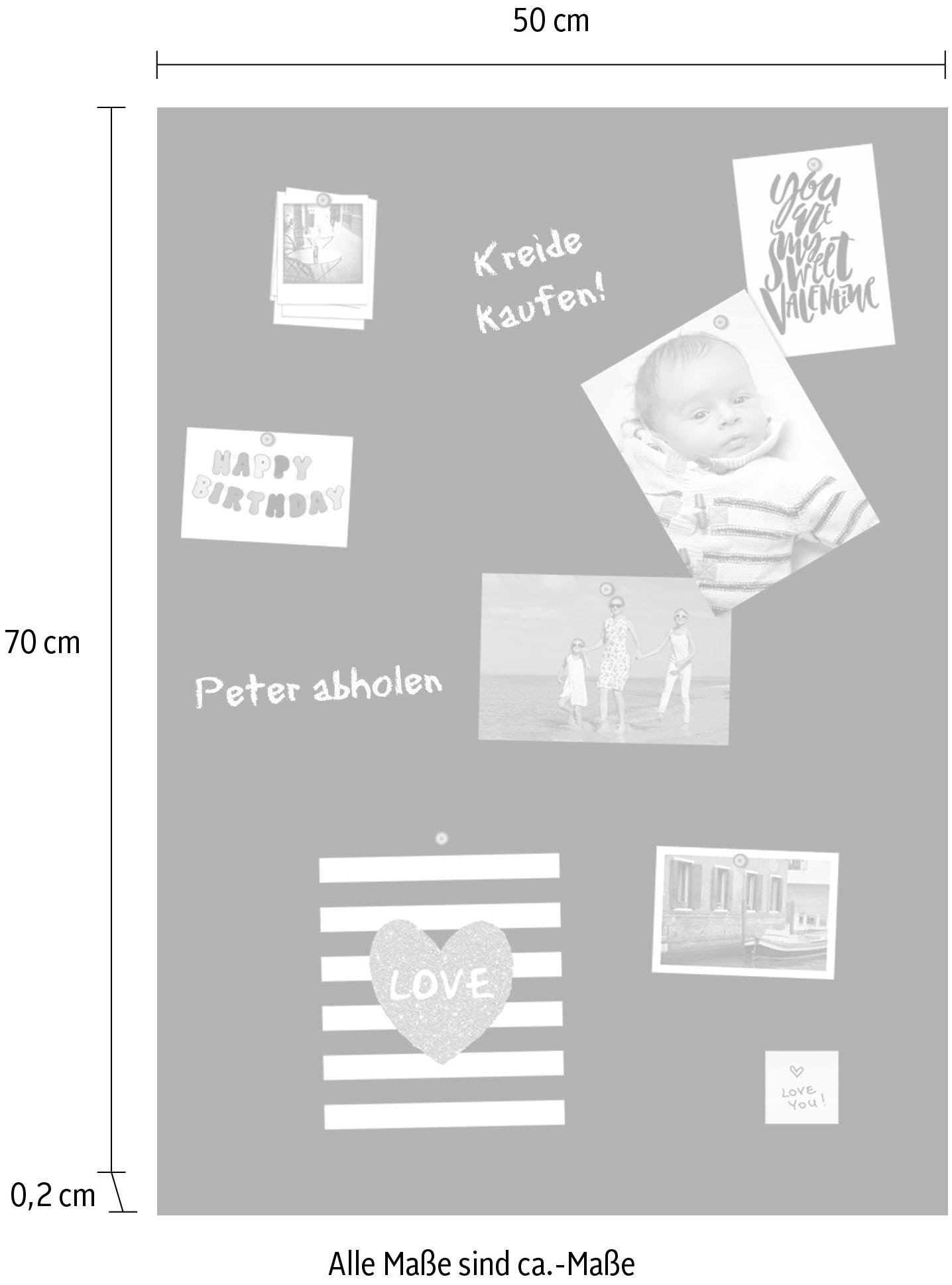 queence Tafelfolie »Magnetisches Memo-Board«, magnetische Tafelfolie, Tafel, selbstklebend
