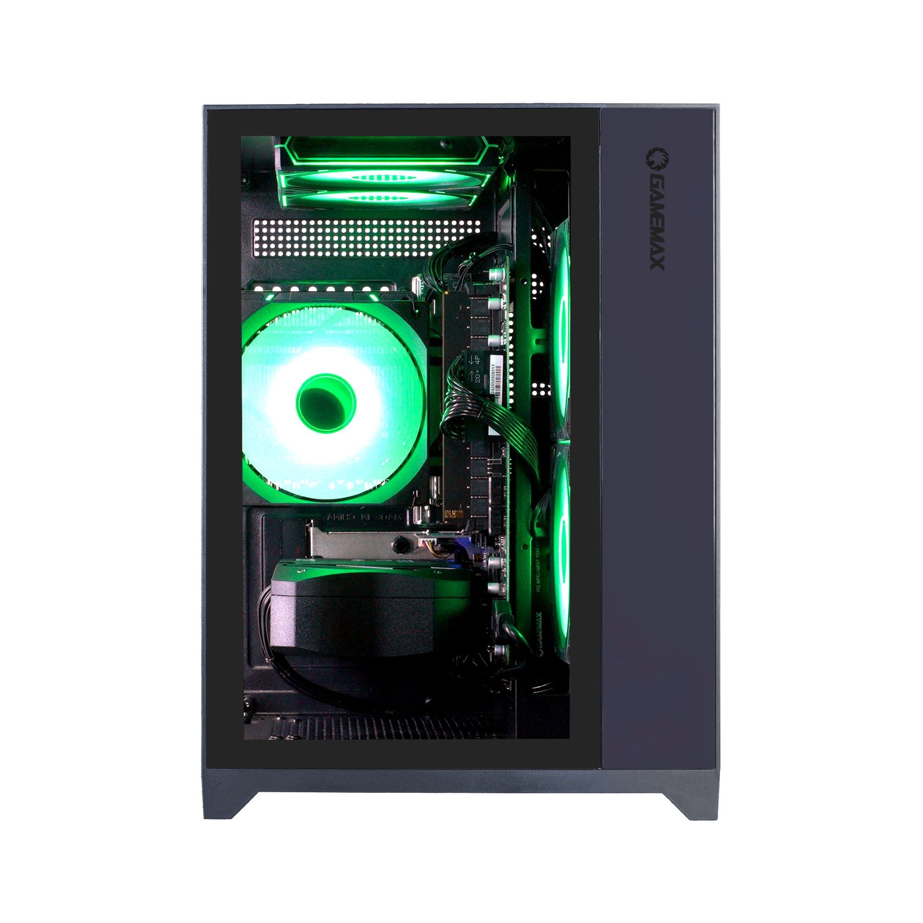 GAMEMAX PC-Komplettsystem »GigaDeal Gaming-PC-Set Infinity Mini BK«, Windows 11 + Gigabyte GS32QC LED-Monitor Curved, 80 cm (32")