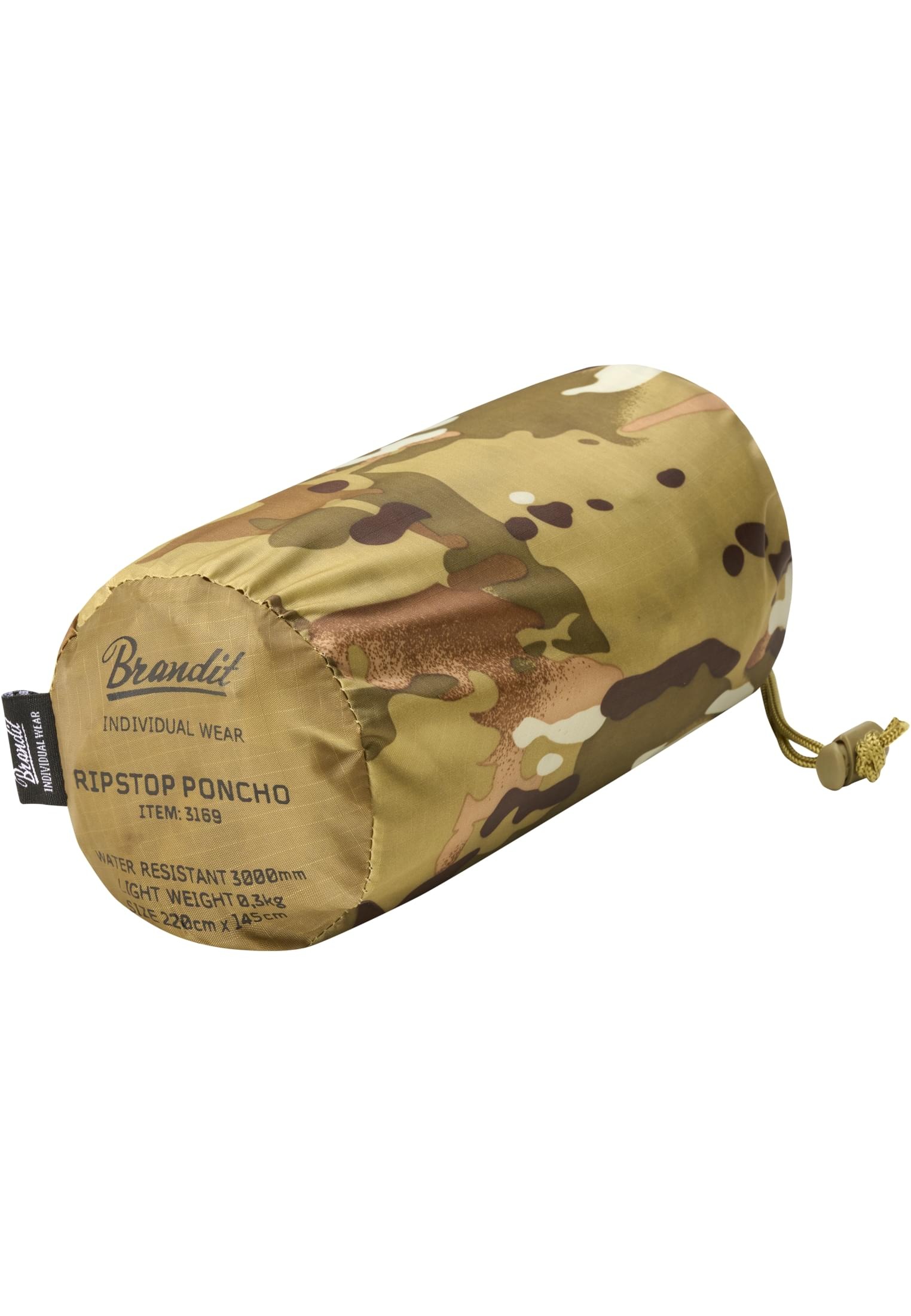 Brandit Allwetterjacke "Brandit Herren Ripstop Poncho" 1 Stk. tlg. ohne Kap günstig online kaufen