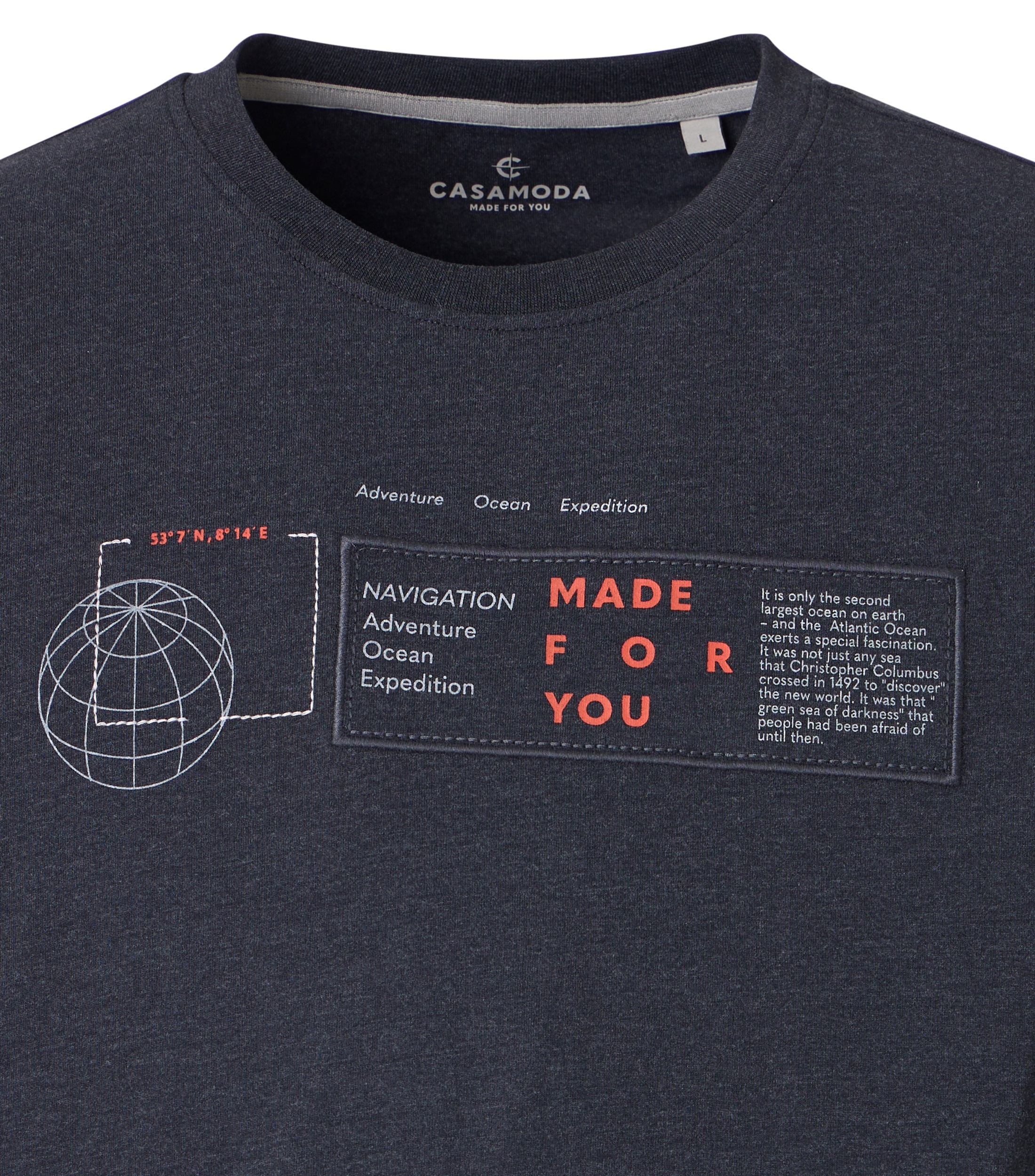 CASAMODA T-Shirt »CASAMODA T-Shirt uni«