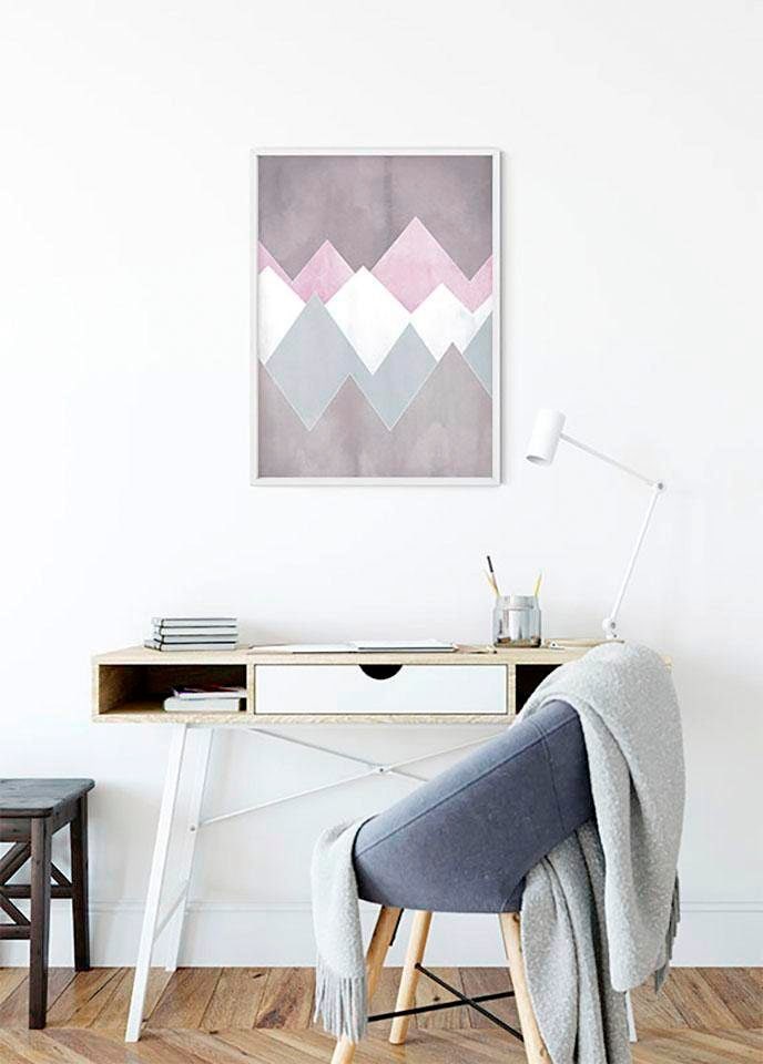 Komar Bild »Sunrise Mountain Gentle« Natur 1 Stk. tlg. Wandbild zur Dekoration - ohne Rahmen