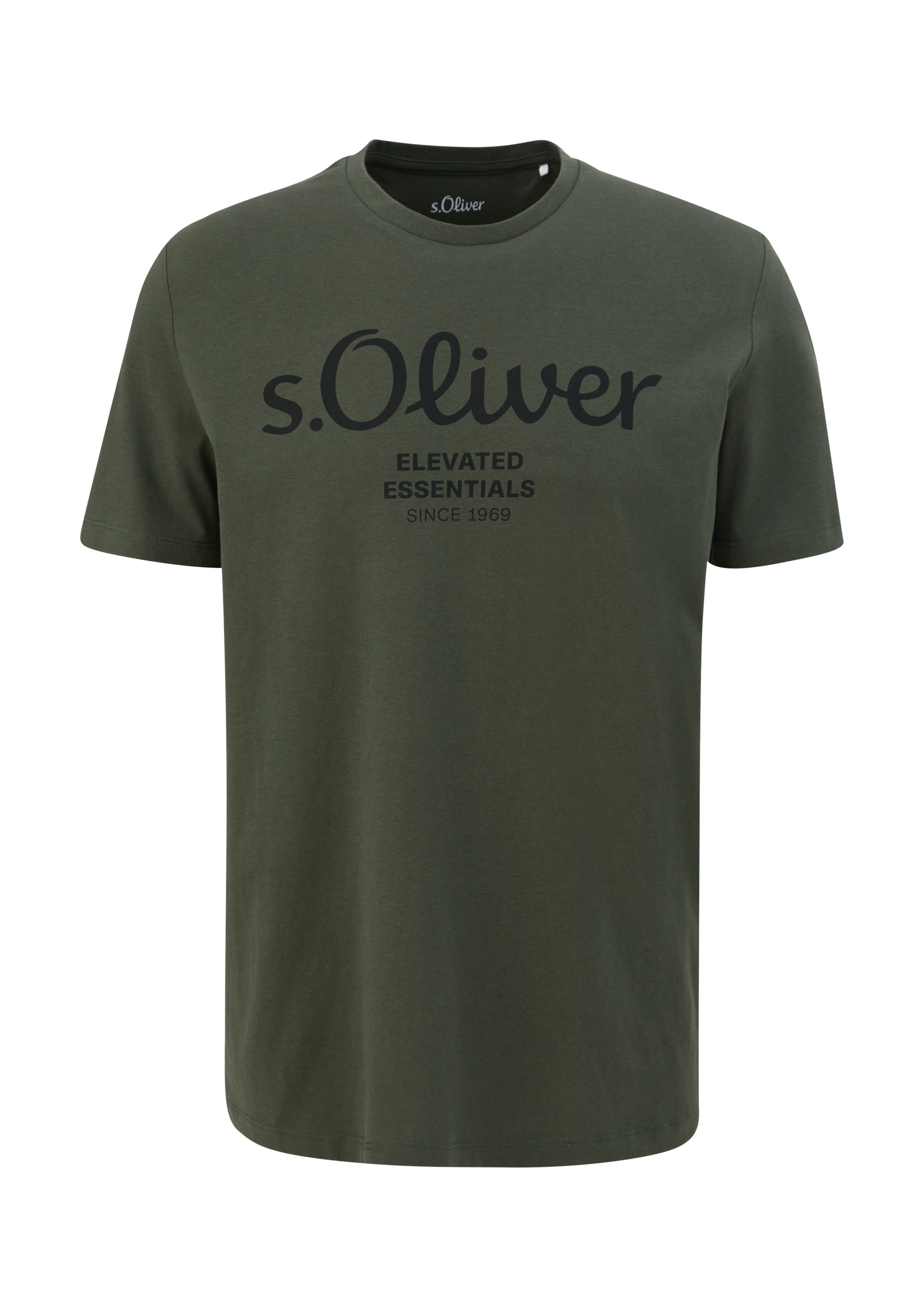 s.Oliver T-Shirt, aus atmungsaktiver Baumwolle
