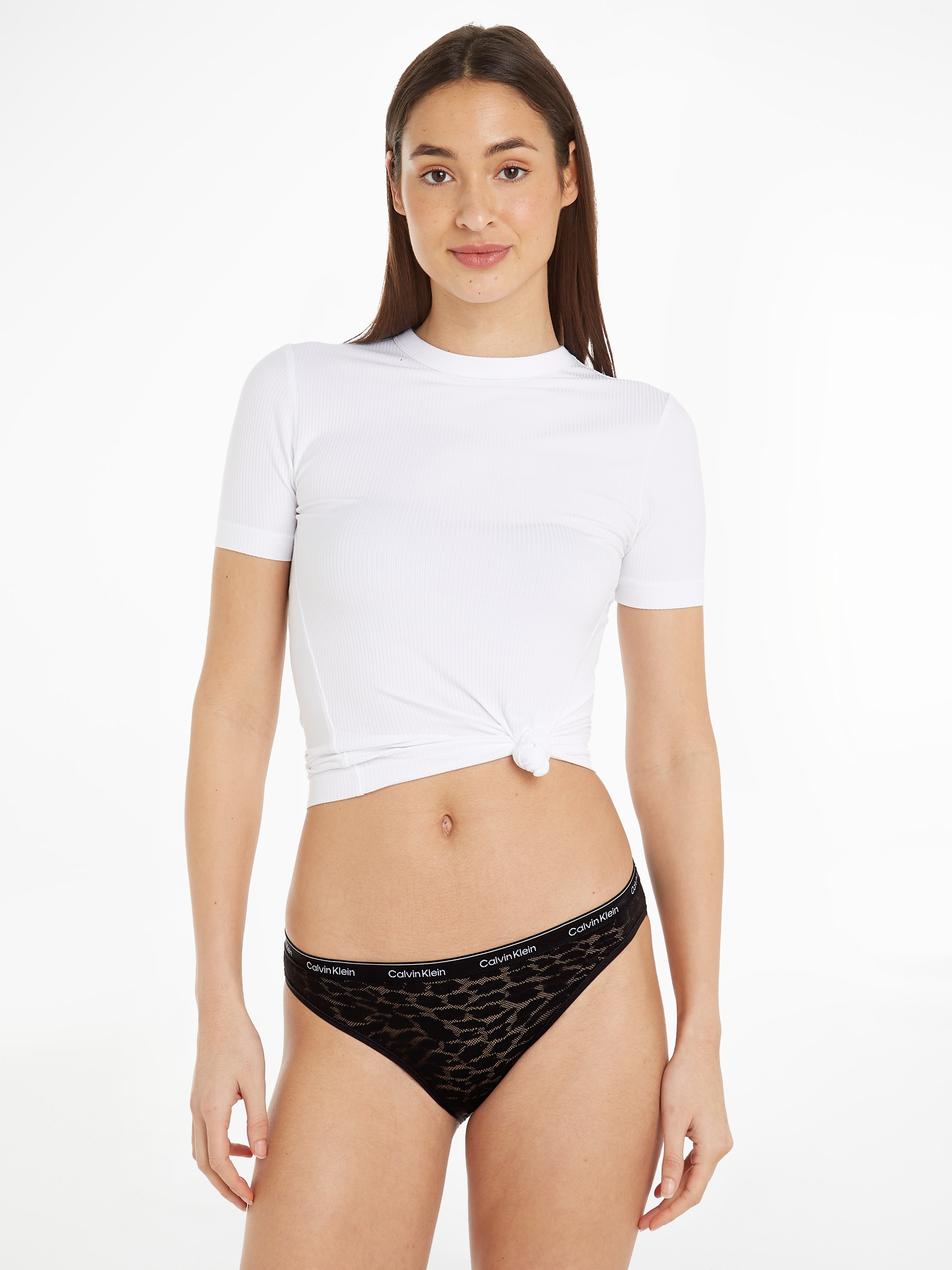 Calvin Klein Underwear Bikinislip »3 PACK BIKINI (LOW-RISE)«, (Packung, 3 St., 3er-Pack), mit CK-Logo am Bund