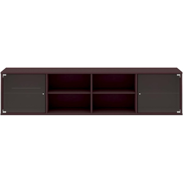 Ein limitierter Shop mit einer Hammel Furniture Glastüren, B: Hochwertig montierbar«, hängend/stehend cm, Lowboard, Regal | 177 »Mistral, zwei anpassungsbar mit lowboard, BAUR Designmöbel