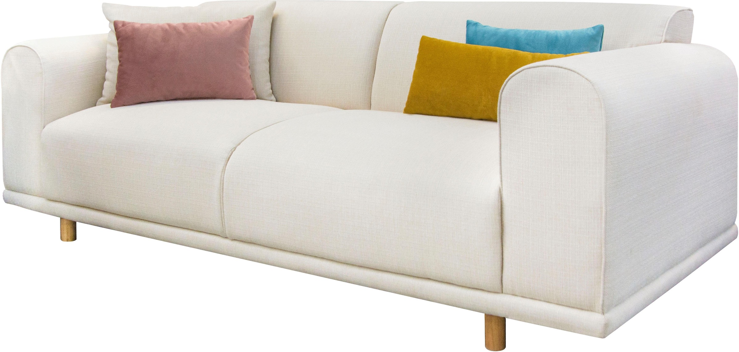 OTTO home 3-Sitzer "Maroon" in skandinavischem Design, mit losen Kissen günstig online kaufen