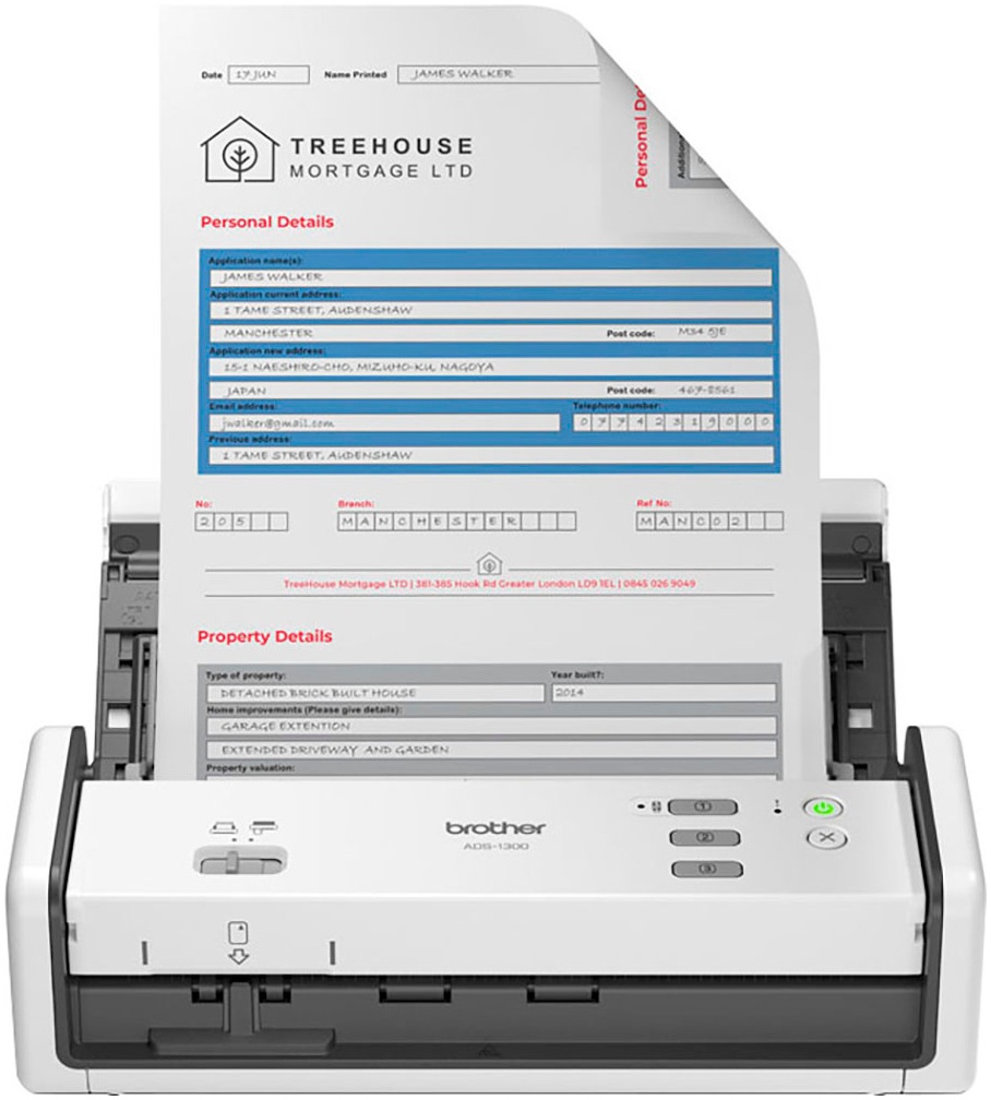 Brother mobiler Scanner »ADS-1300«