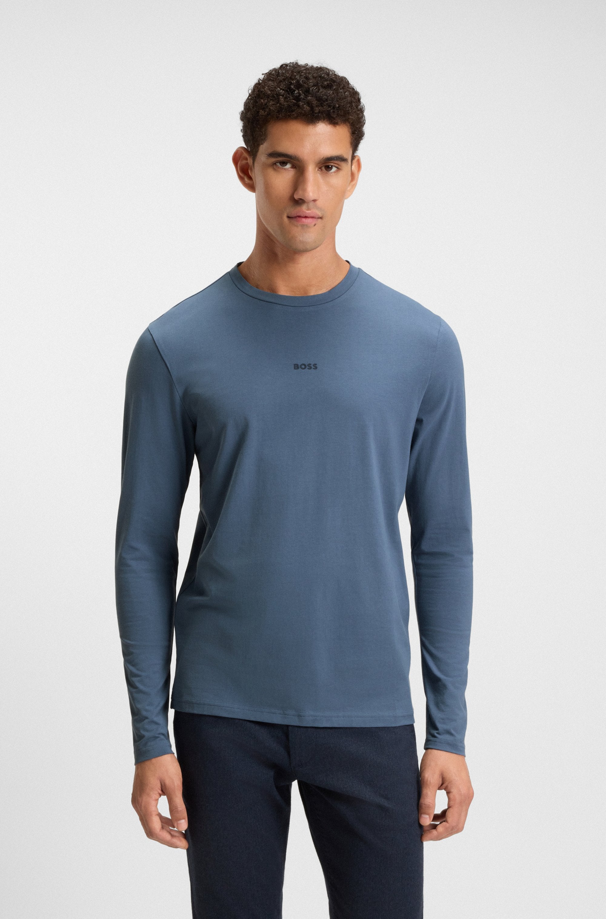 BOSS ORANGE Langarmshirt "TChark", mit Logo-Schriftzug günstig online kaufen
